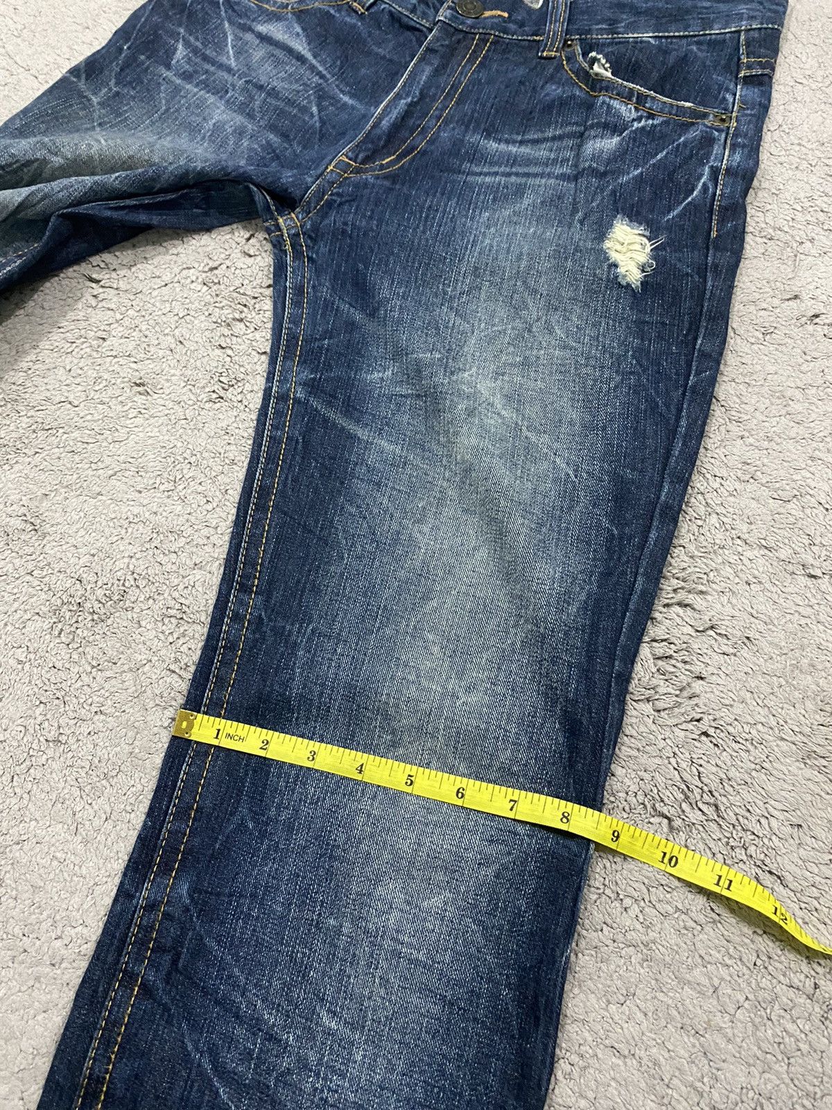 Hysteric Glamour Japanese Flare Jeans Jack Angel Denim Pants Size US 33 - 14 Thumbnail