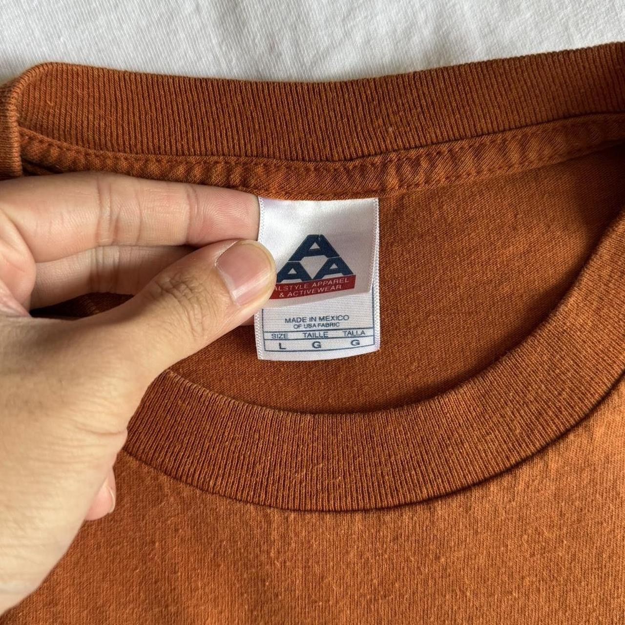 Vintage Vintage 2006 Street Vibrations Graphics Orange Tee Shirt Size US L / EU 52-54 / 3 - 5 Thumbnail