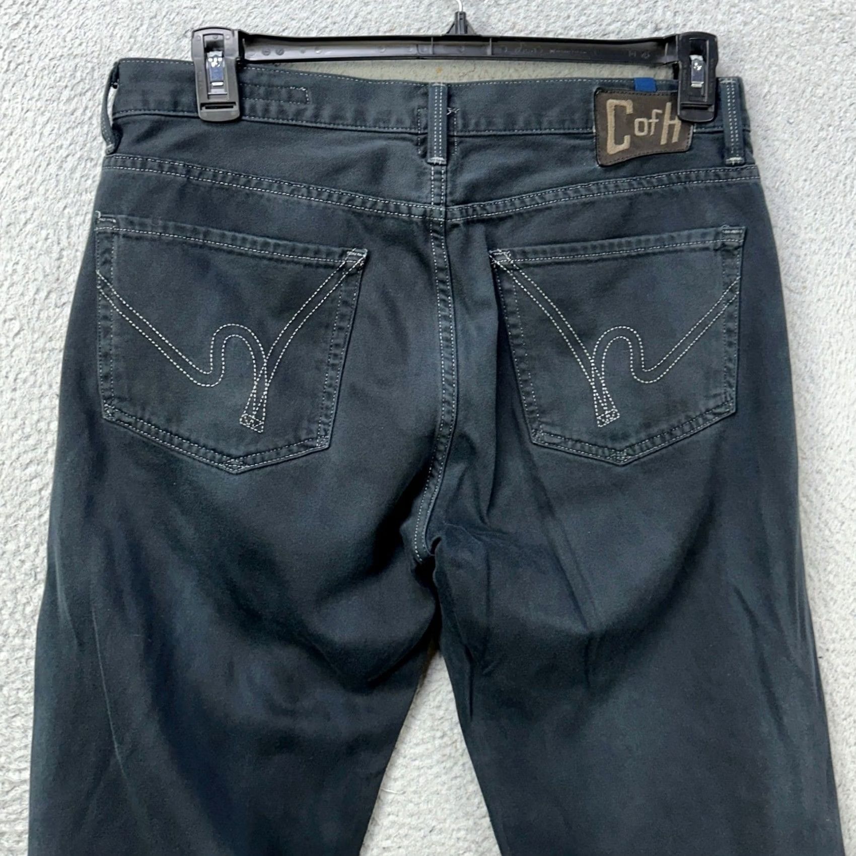 Citizens Of Humanity Citizens of Humanity SID Jeans Straight Black 5-Pocket Mens 33 Inseam 30 Button Zip Size US 33 - 2 Thumbnail