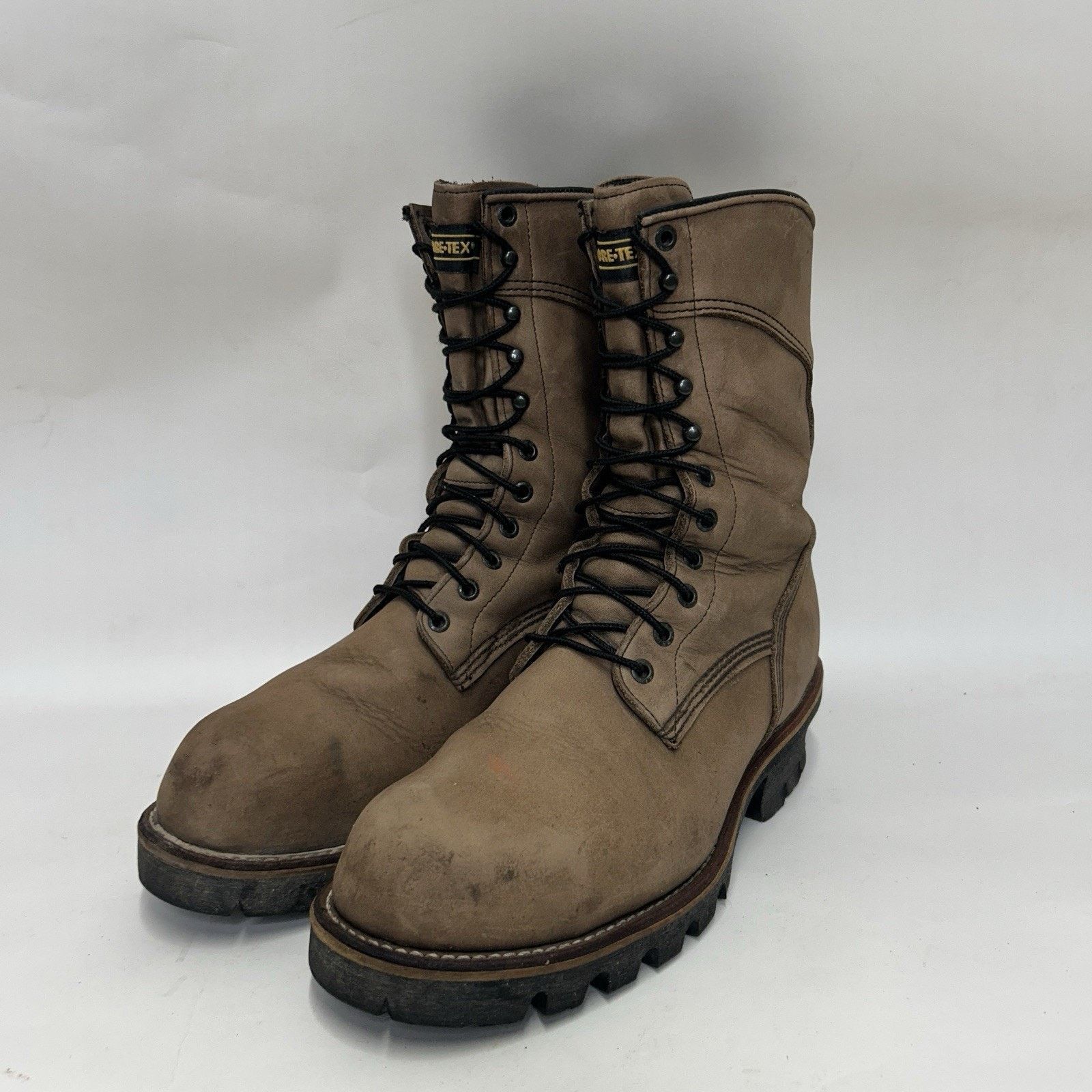 Red Wing Red Wing 2292 Steel Toe Gore-Tex Logger Boots “Grey Brown” Size US 11 / EU 44 - 3 Thumbnail