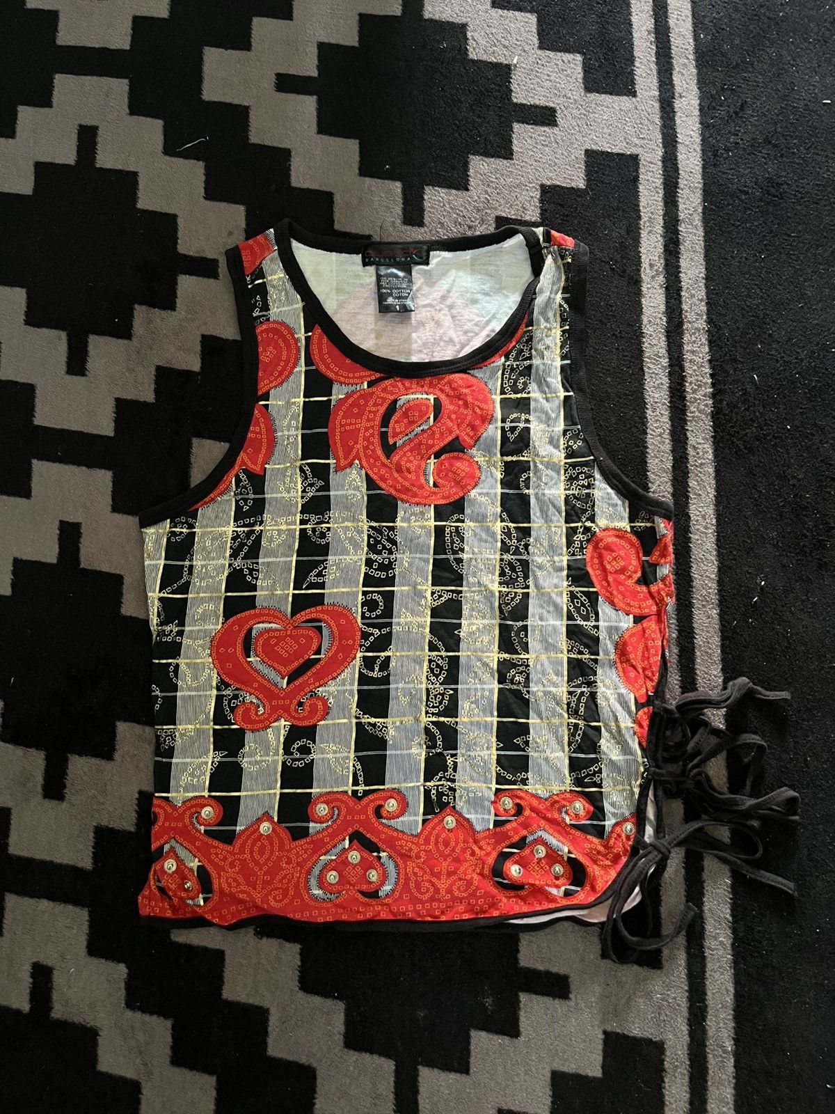 Custo Barcelona Custo barcelona studed chinese tanktop Size S / US 4 / IT 40 - 1 Thumbnail