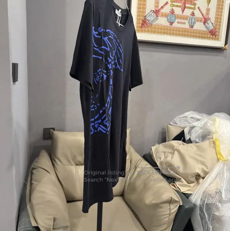 Versace Versace Women's Black Cotton T-Shirt . Size L / US 10 / IT 46 - 3 Thumbnail