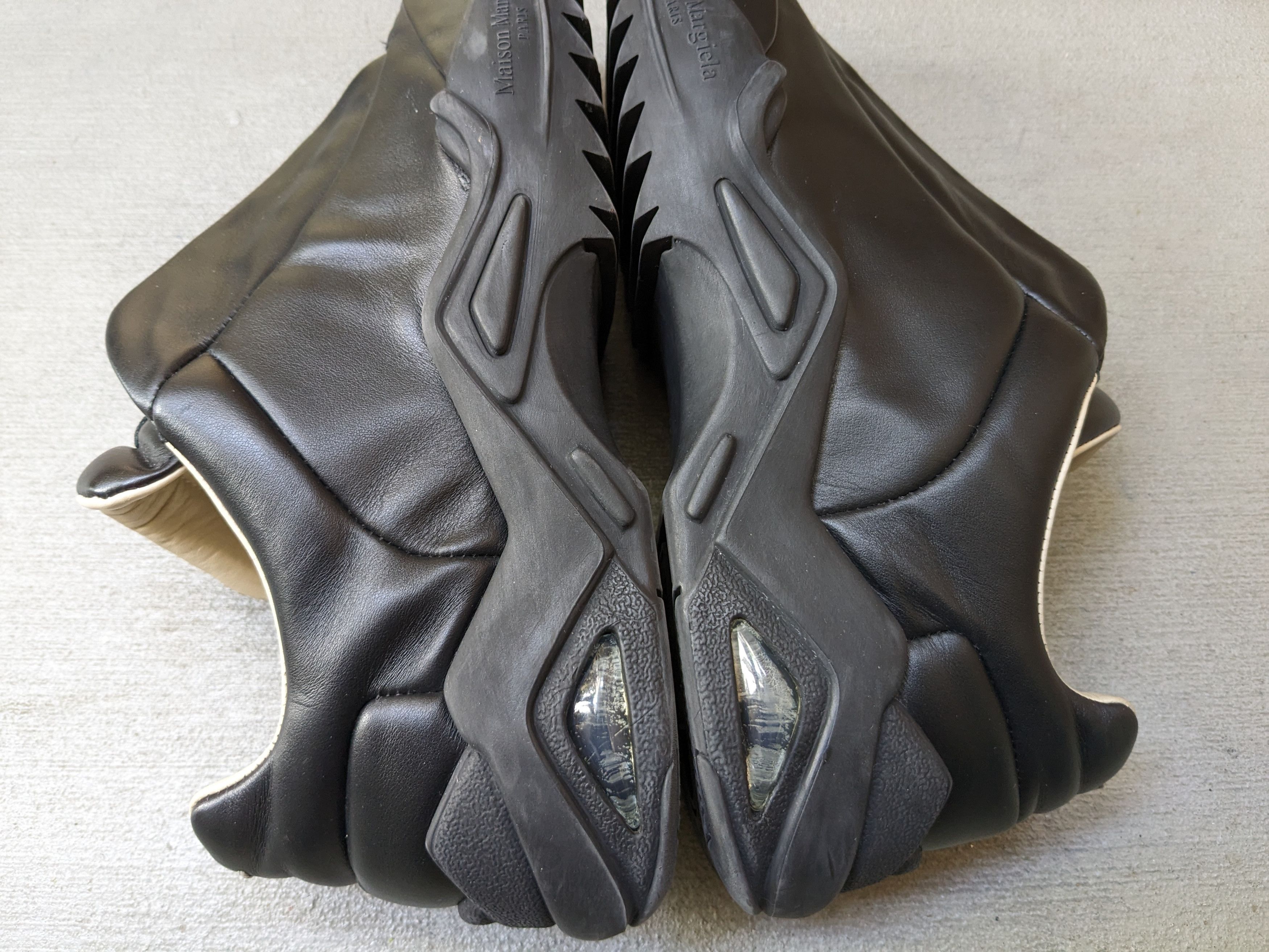 Maison Margiela Maison Margiela New Future Black 9 42 Leather Low Tops m Size US 12 / EU 45 - 13 Thumbnail
