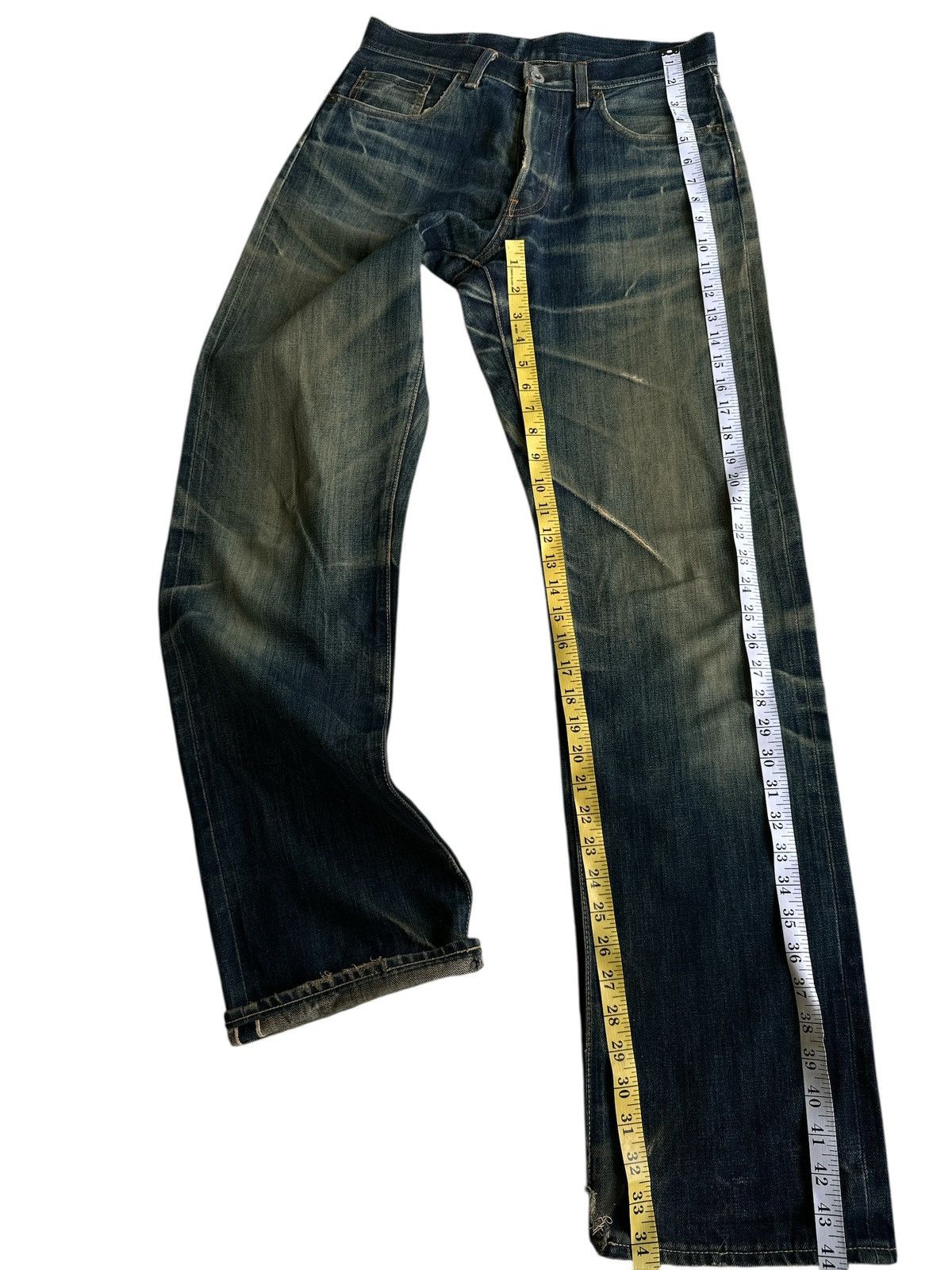 Kapital Distress Designer PPFM Selvedge Denim . Size US 31 - 4 Thumbnail