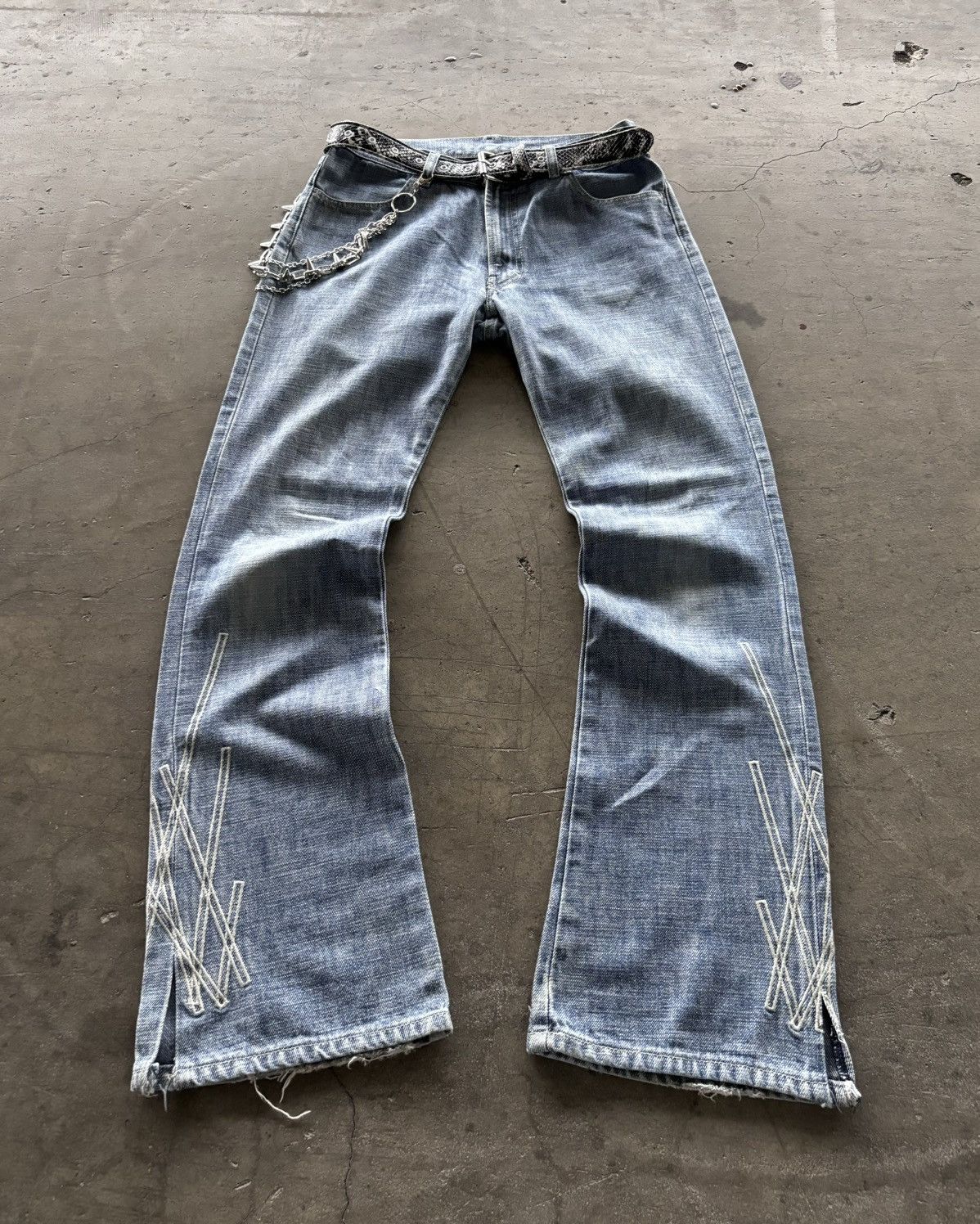 Diesel Diesel Flared Denim Jeans Made In Italy Size US 30 / EU 46 - 1 Thumbnail