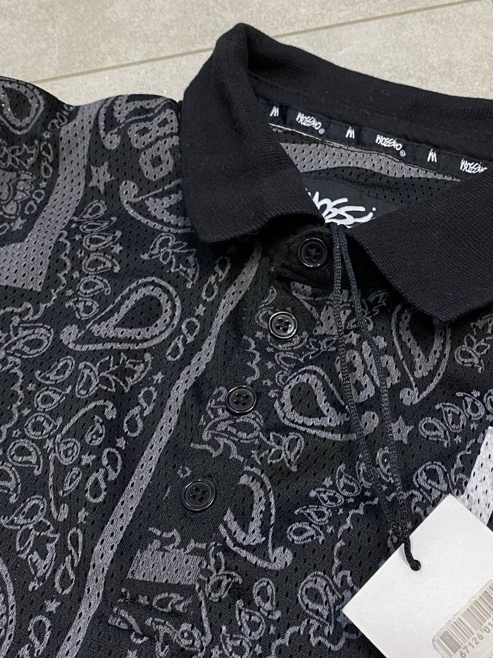 Mossimo Mossimo MSSO 86 Paisley AOP Polo Shirt Size US L / EU 52-54 / 3 - 9 Thumbnail