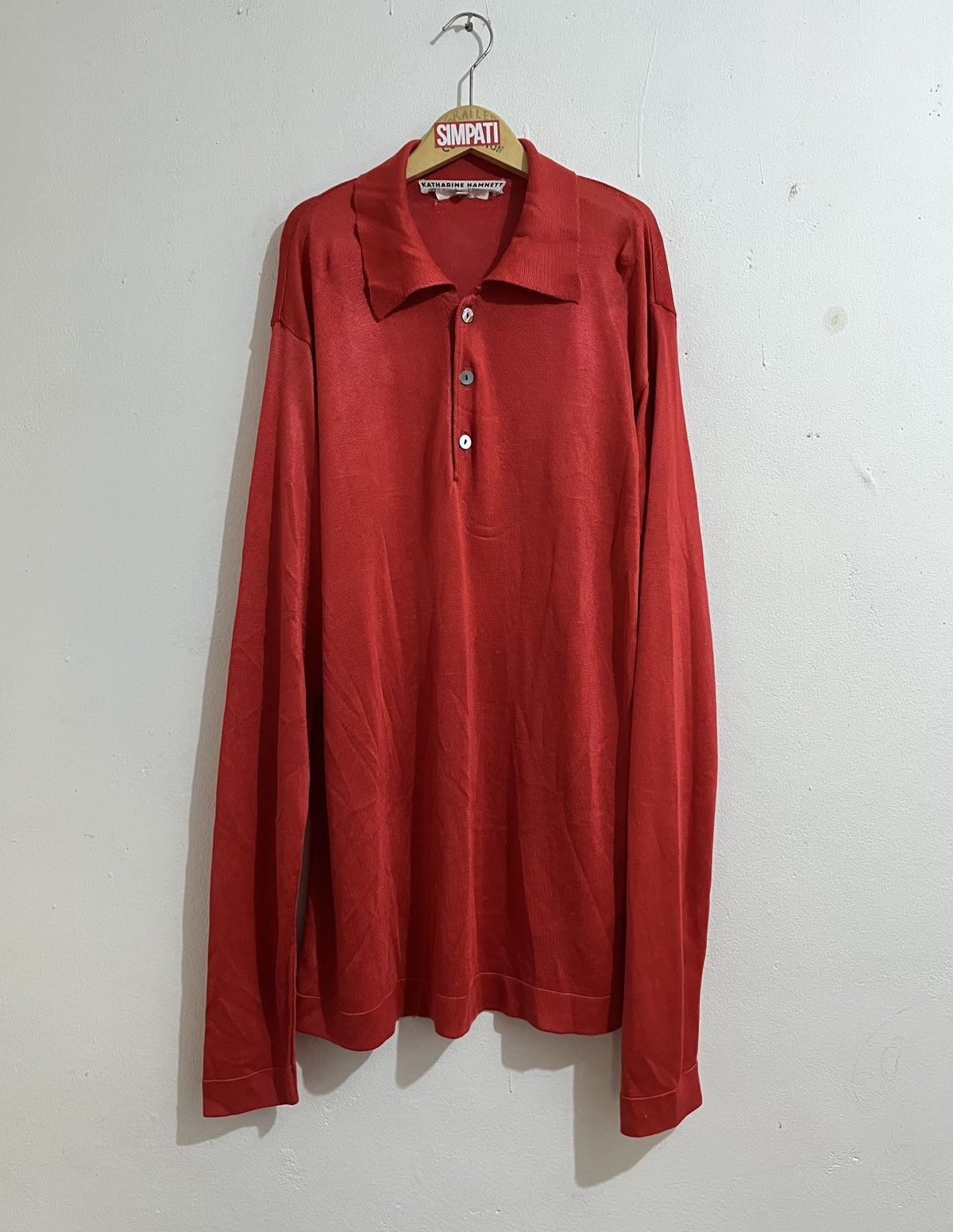 Katharine Hamnett London Vintage Katharine Hamnett London Long Sleeve T-shirt Size US M / EU 48-50 / 2 - 1 Thumbnail