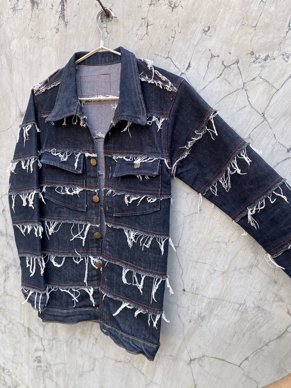 Japanese Brand Handmade Hagi Denim Size S / US 4 / IT 40 - 8 Thumbnail