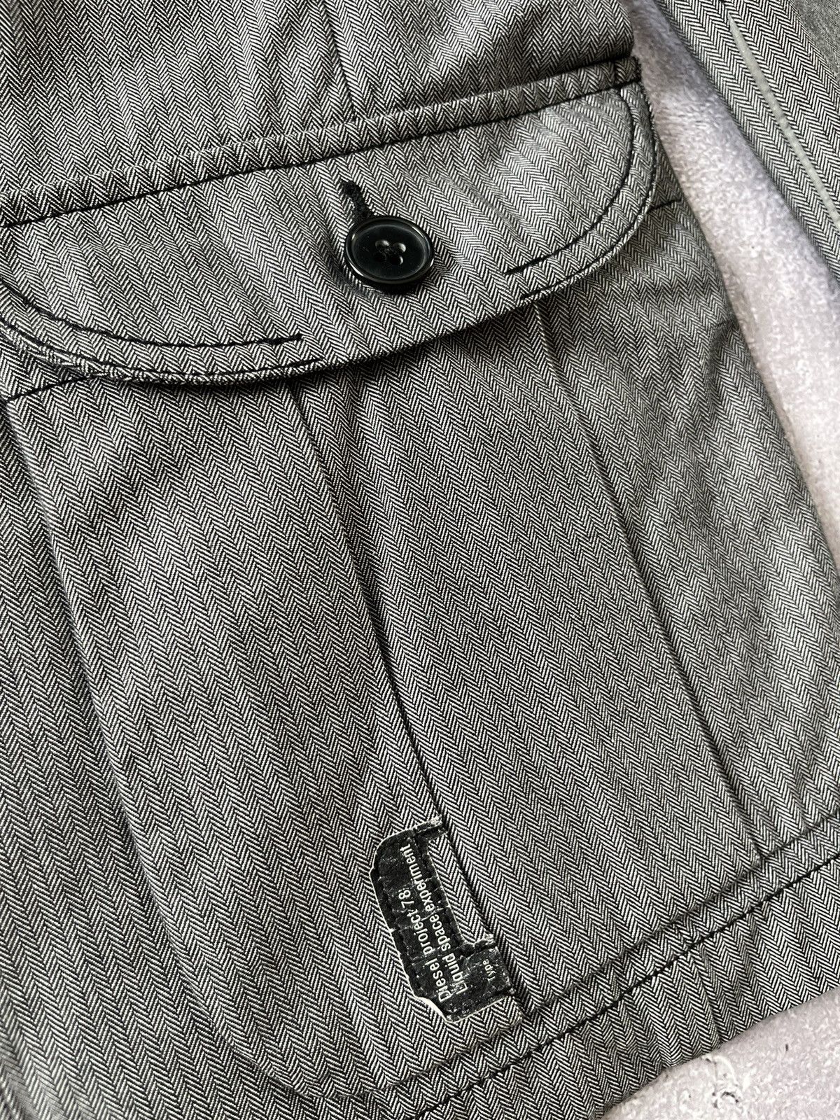 Diesel RARE DIESEL PROJECT 78 NYLON HERRINGBONE BLAZER JACKET M Size US M / EU 48-50 / 2 - 5 Thumbnail