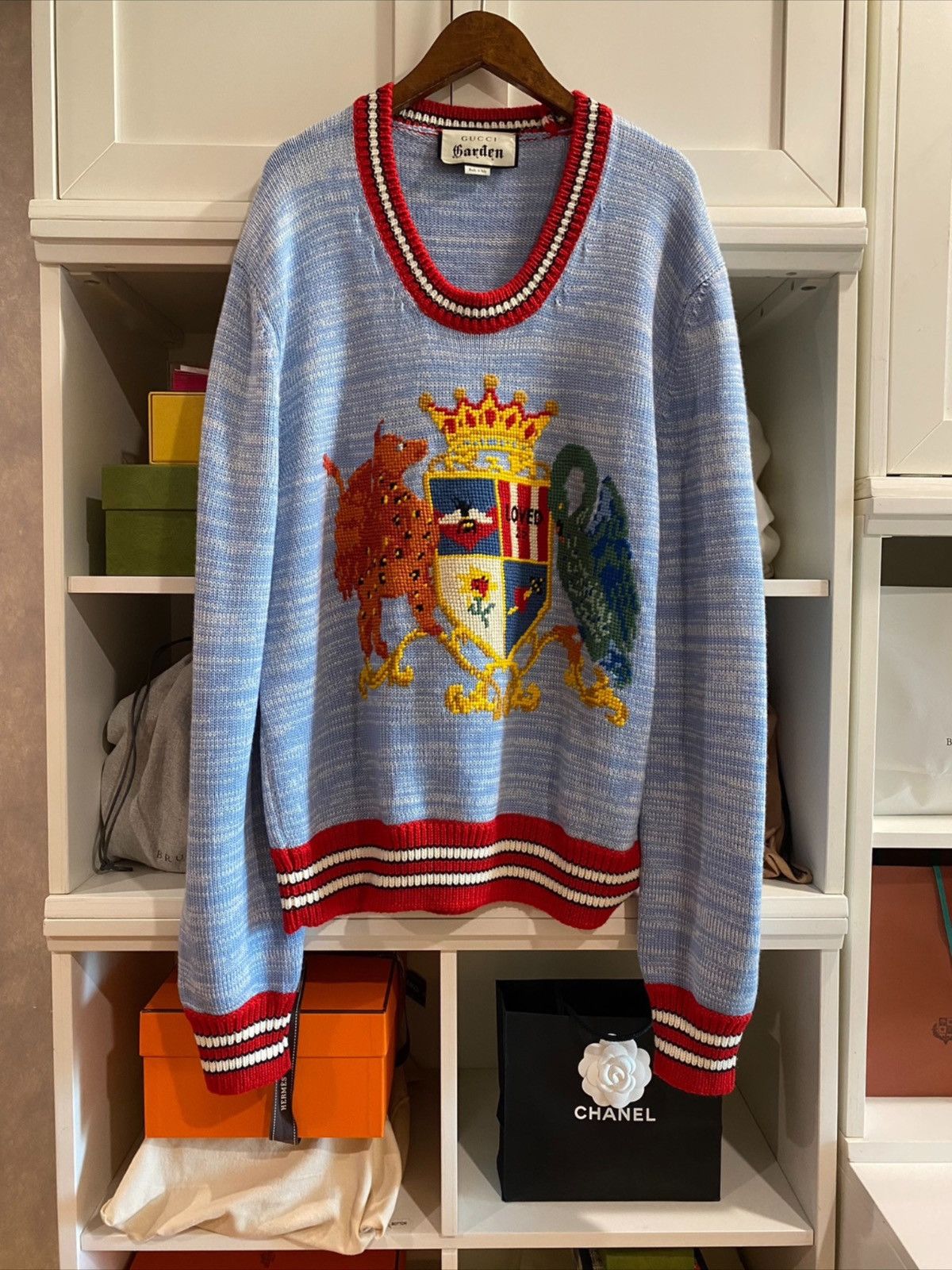 Gucci Gucci graden sweater Size US L / EU 52-54 / 3 - 1 Thumbnail