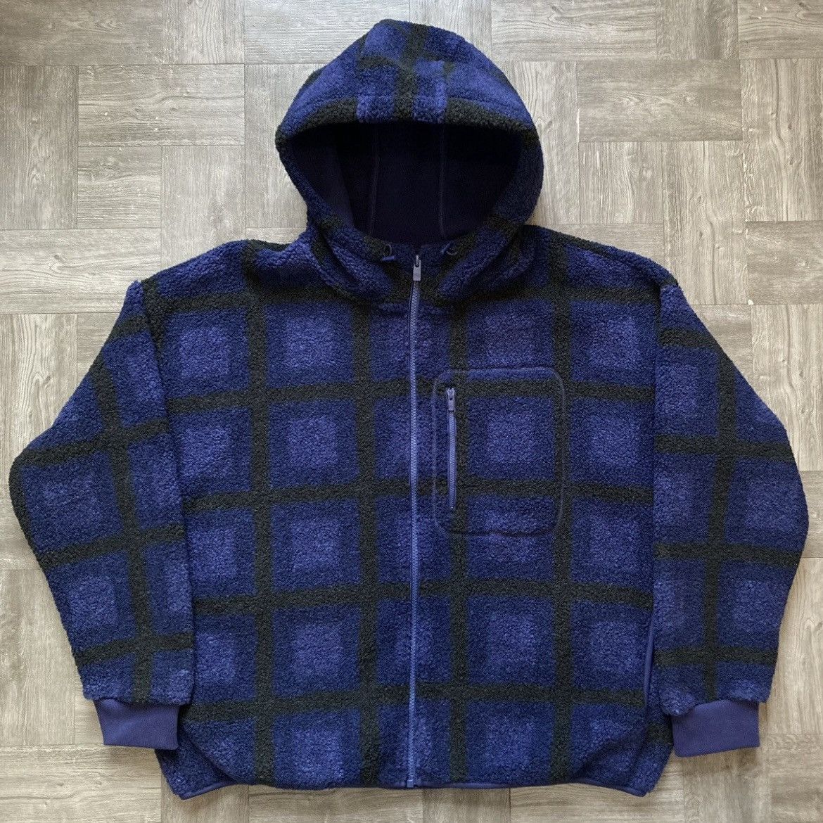 JW Anderson × Uniqlo Uniqlo JW Anderson Fleece Jacket Navy Size US L / EU 52-54 / 3 - 1 Thumbnail