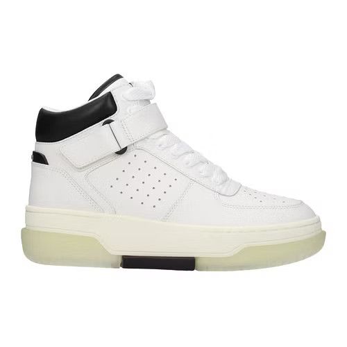 image of Amiri Ob1O1E0224 Sneakers In White / Black in White/Black, Men's (Size 9)