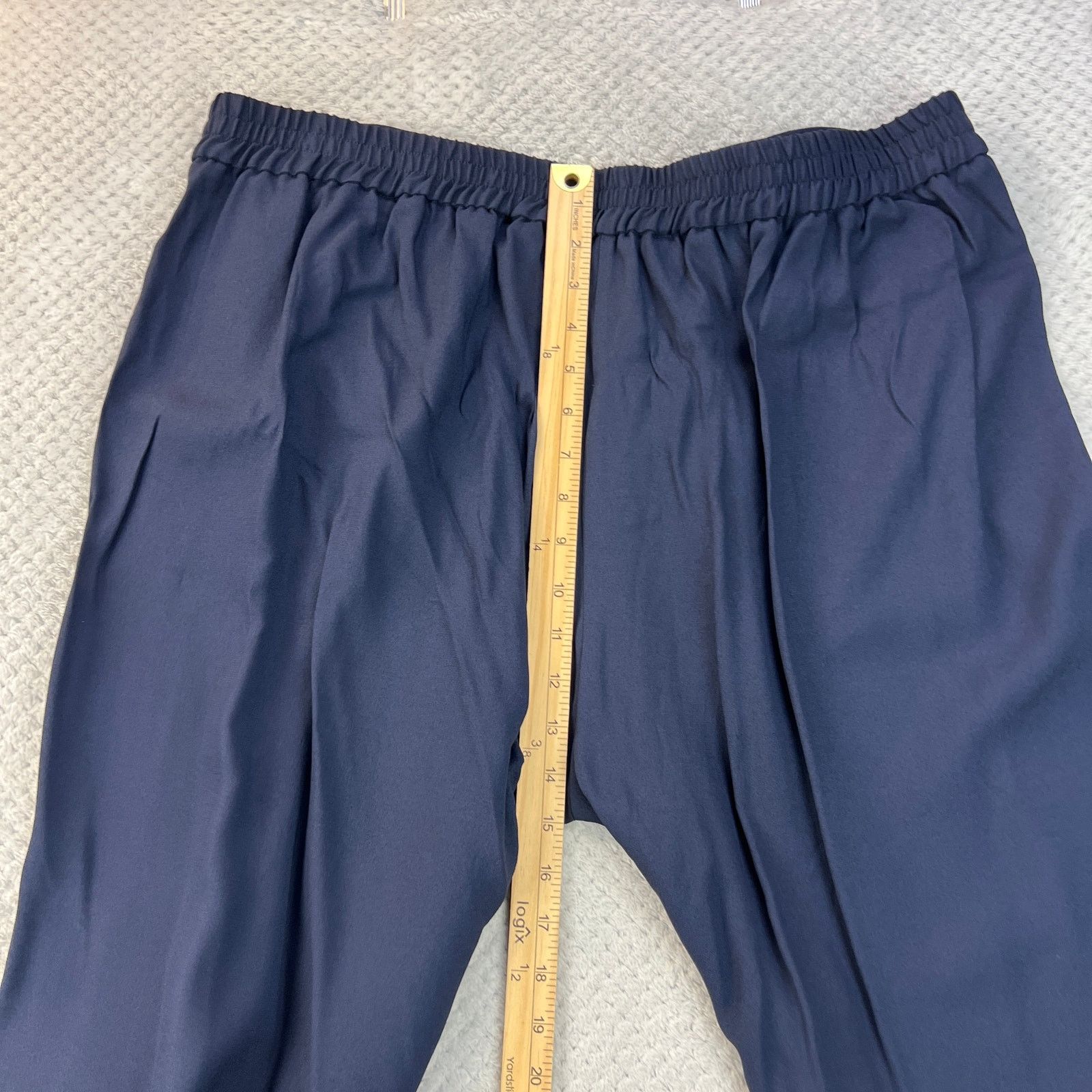 Piazza Sempione Piazza Sempione Womens Anna Pants Wide Leg Quiet Luxury 54 Size 40" / US 18 - 7 Thumbnail