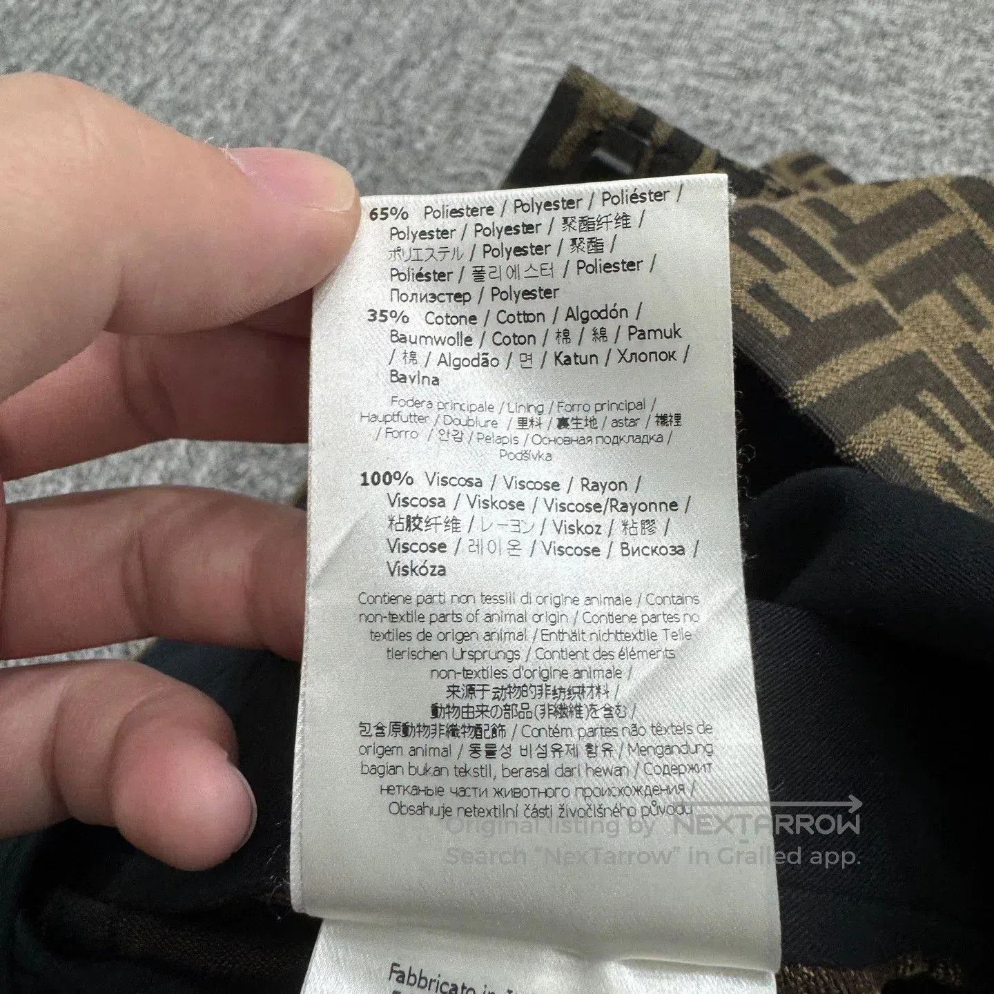 Fendi Fendi Monogram Shorts (Fendi Monogram Shorts). Size US 30 / EU 46 - 4 Thumbnail