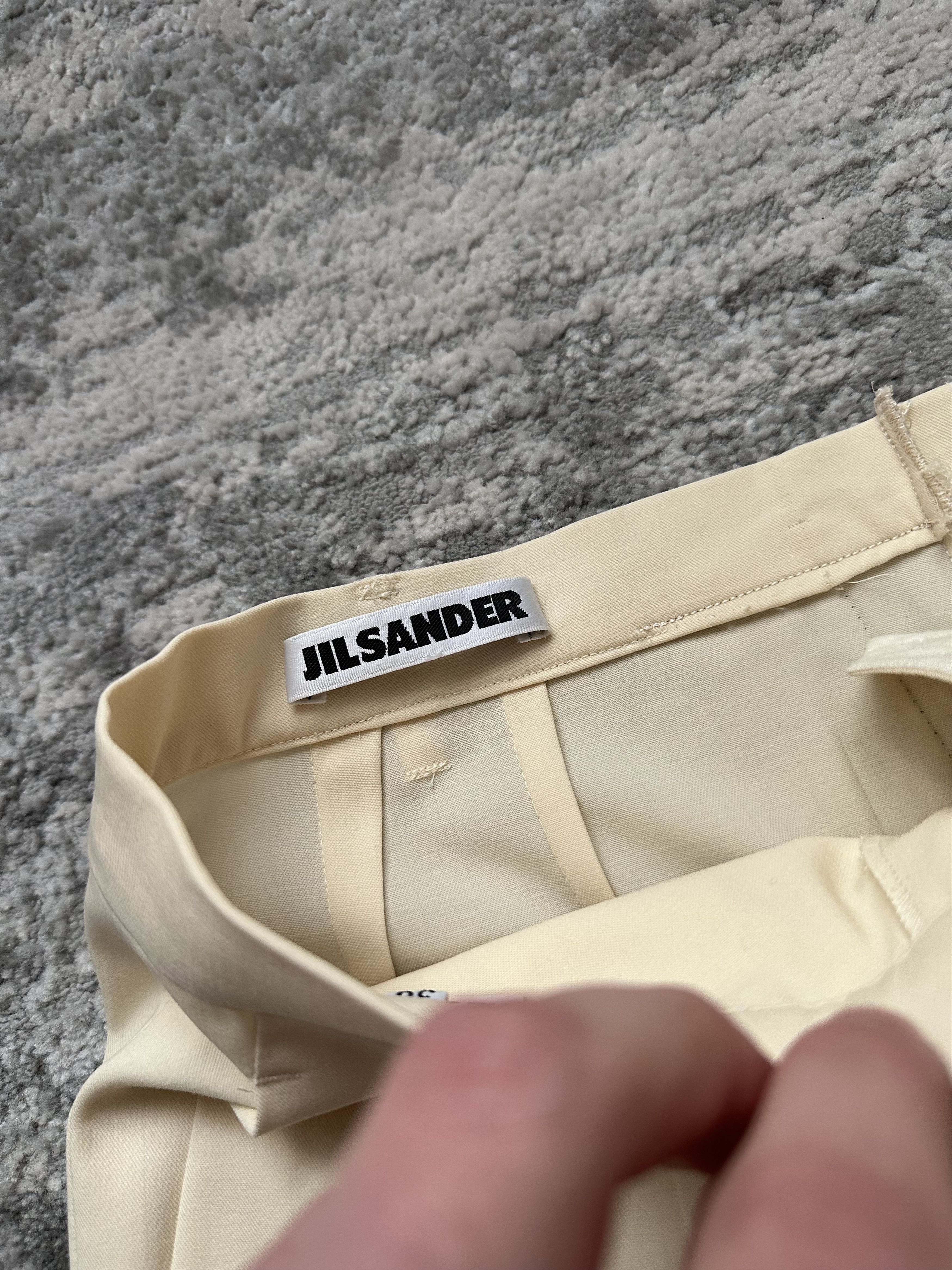 Jil Sander Jil Sander butter yellow pants vintage rare Size 25" / US 0 / IT 36 - 6 Thumbnail