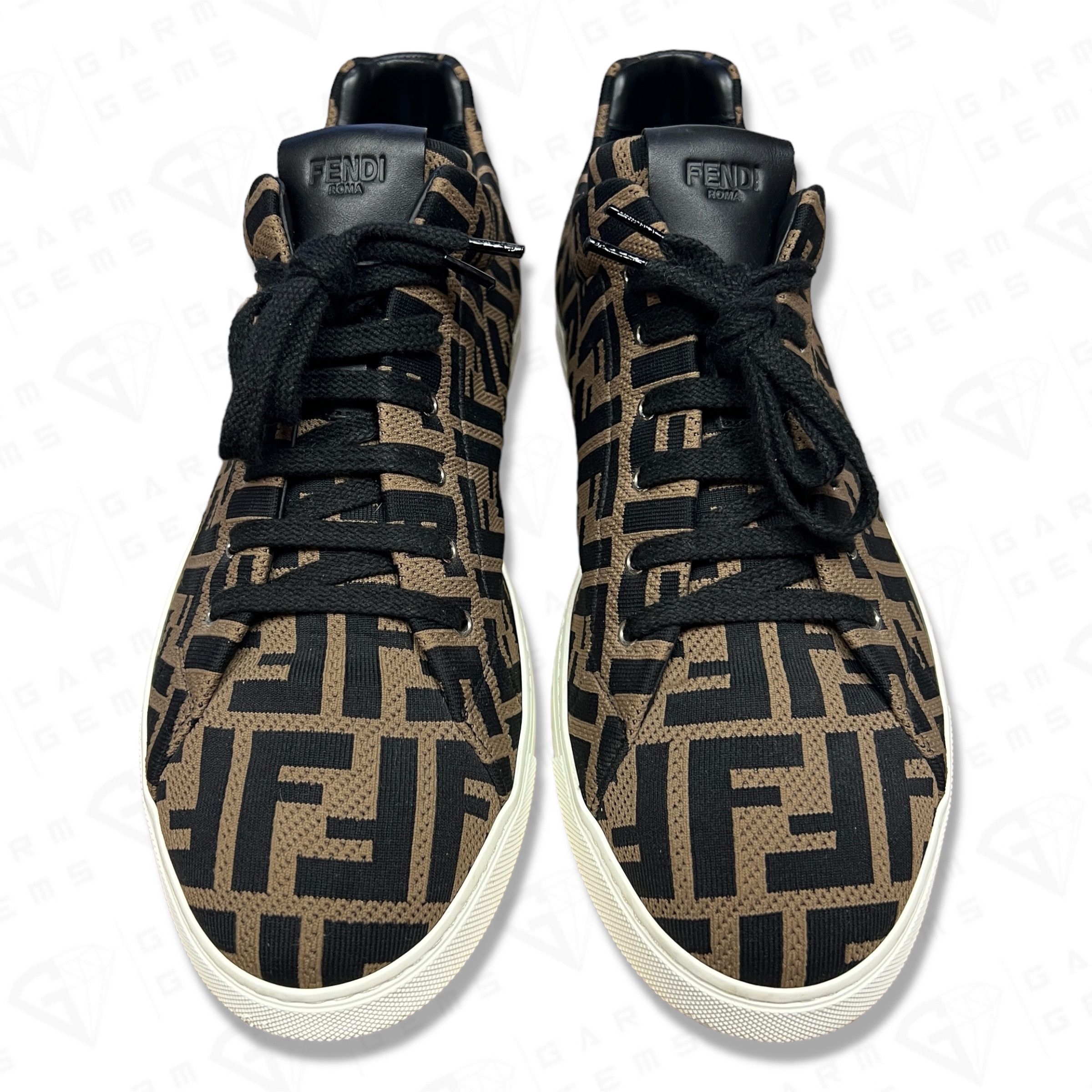 Fendi Fendi FF Motif Mesh Low Top Trainers Size US 10 / EU 43 - 6 Thumbnail