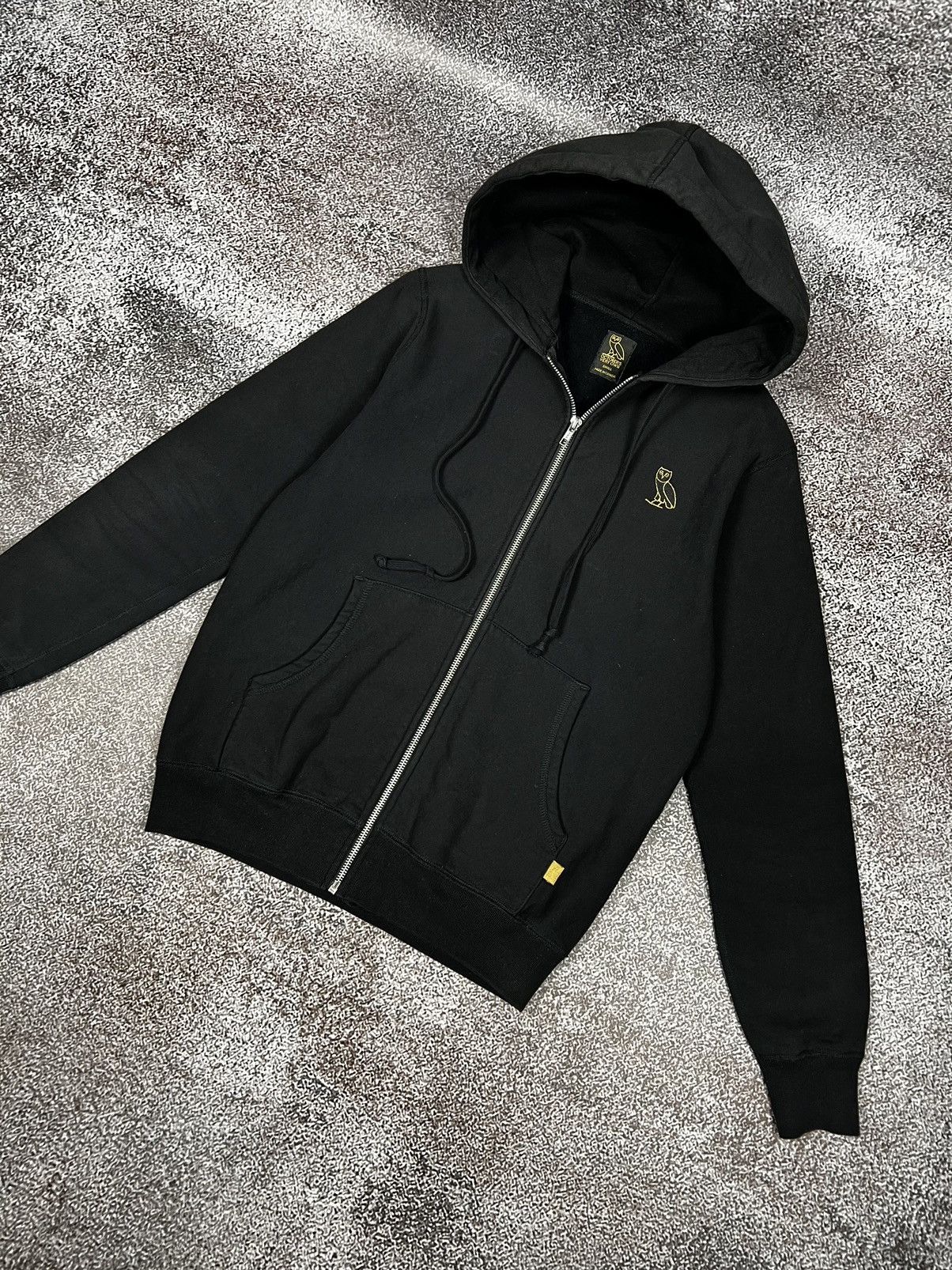 【OVO】Drake☆フーディー☆CLASSIC FULL-ZIP HOODIE☆コットン Classic Full-Zip Hoodie - Navy | October's Very Own