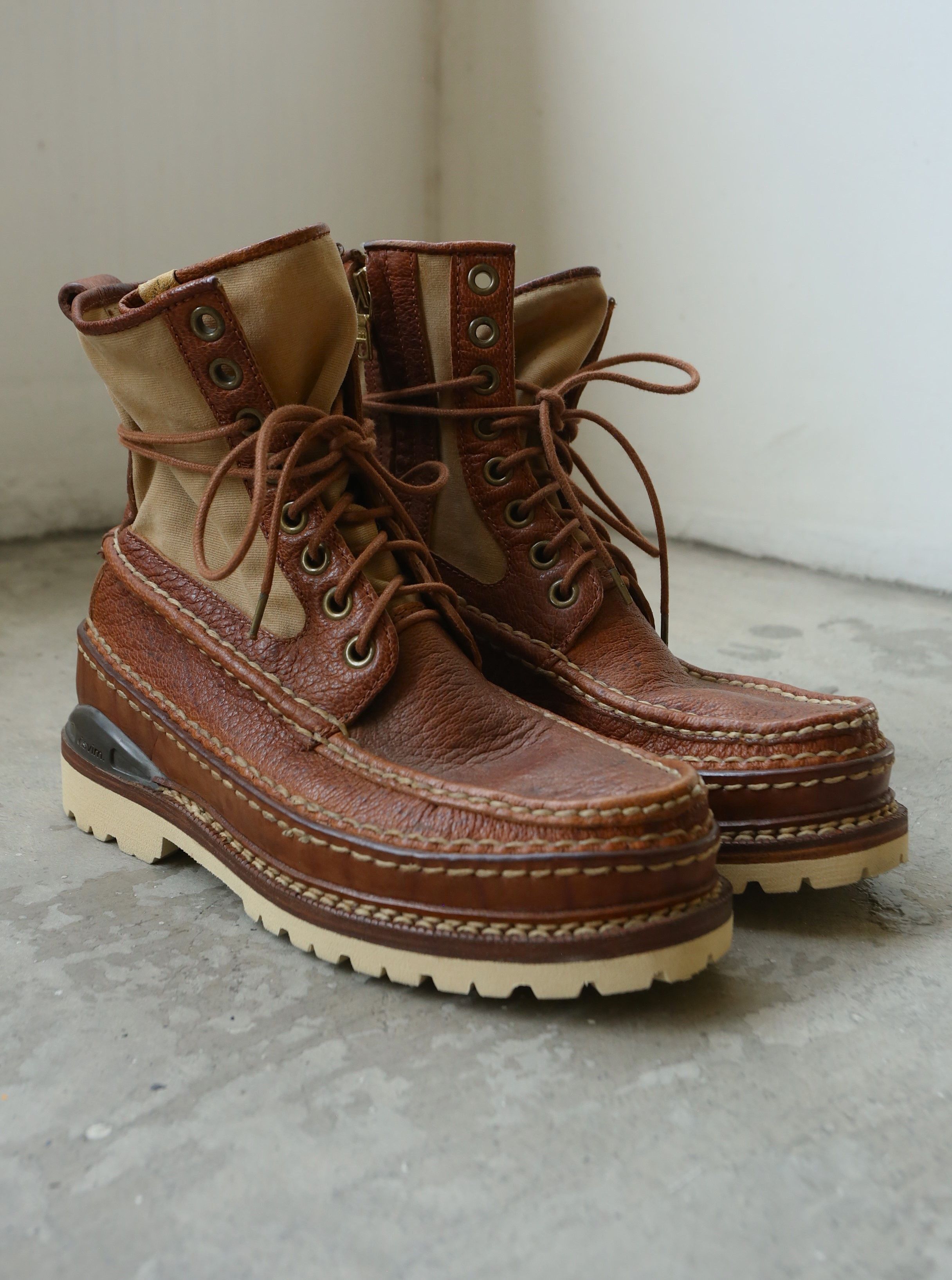 Visvim VISVIM GRIDWOOD MOC TOE-FOLK BOOTS | Grailed