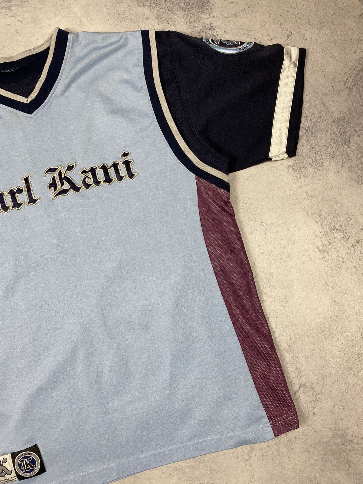 Karl Kani × Rap Tees × Vintage Vintage 90s Karl Kani South Central Embroidered jersry Size US XL / EU 56 / 4 - 4 Thumbnail