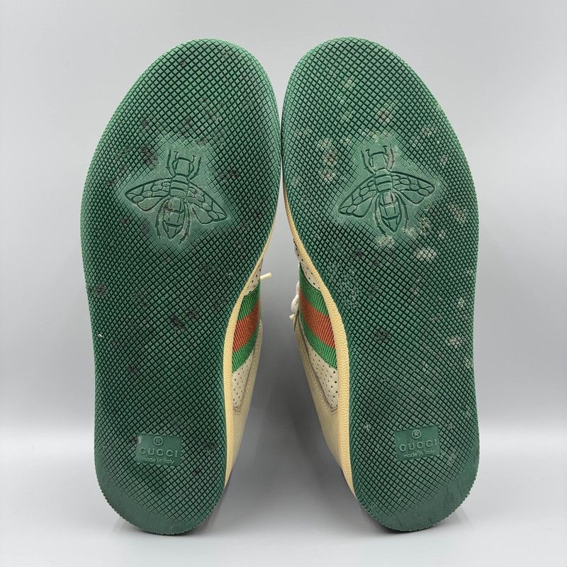Gucci Gucci Screener Vintage Sneakers in Gray Green Size US 6.5 / EU 39-40 - 4 Thumbnail
