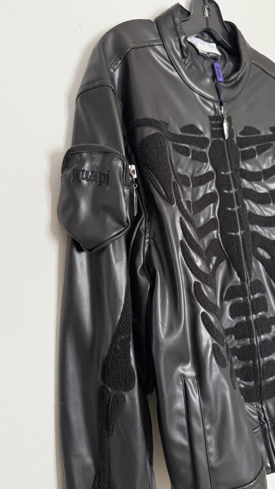 GUAPI Guapi Skeleton Jacket, XL Limited Edition 1/100, PU Leather Size US XL / EU 56 / 4 - 4 Thumbnail