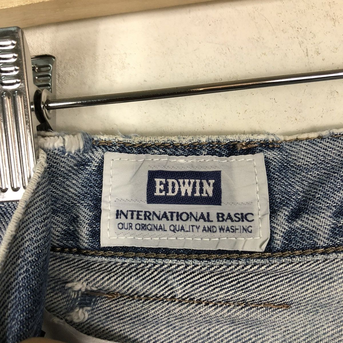 Japanese Brand × Vintage 🔥VINTAGE BIKER DENIM JEANS EDWIN JAPAN ISSEY MIYAKE Size US 32 / EU 48 - 18 Thumbnail