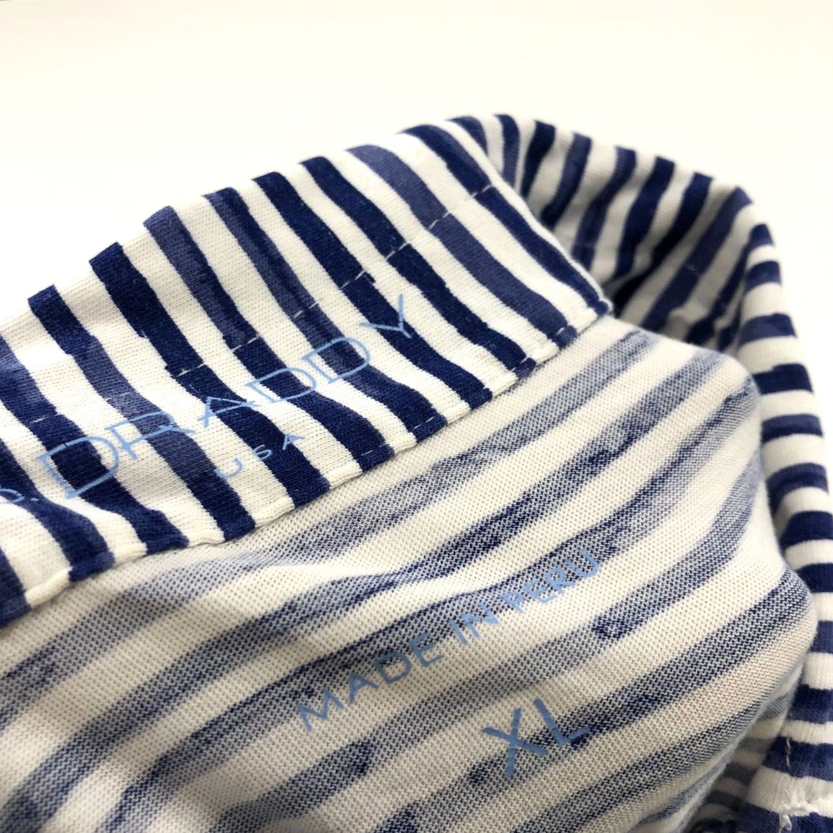 Vintage B. Draddy Mens Golf Polo Shirt XL Blue 100% PIMA COTTON Stretch Button Size US XL / EU 56 / 4 - 3 Thumbnail