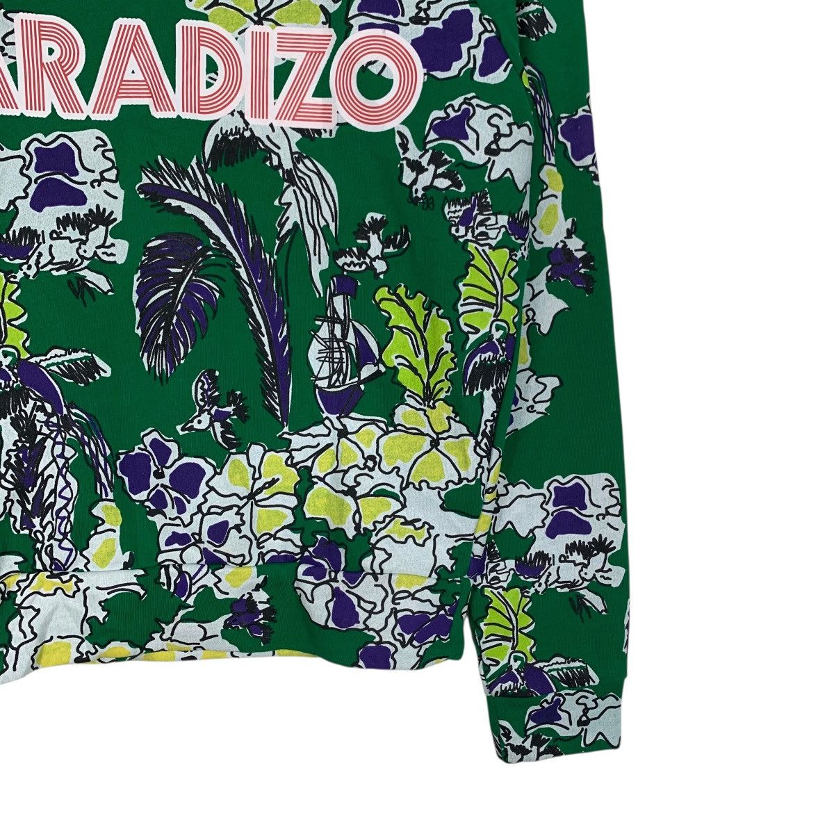 Japanese Brand SLY PARADIZO Art Fullprint Crewneck Sweatshirt #3622-C166 Size S / US 4 / IT 40 - 7 Thumbnail
