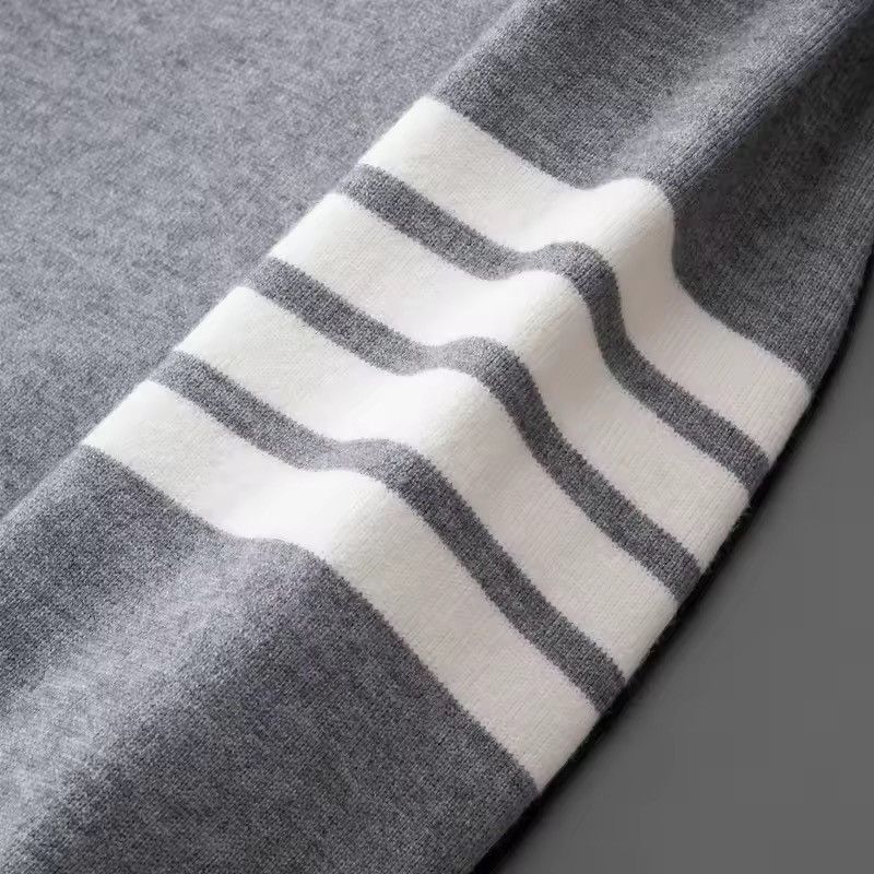 Other Casual Knitted Striped V-Neck Cardigan Sweater Size US M / EU 48-50 / 2 - 7 Thumbnail
