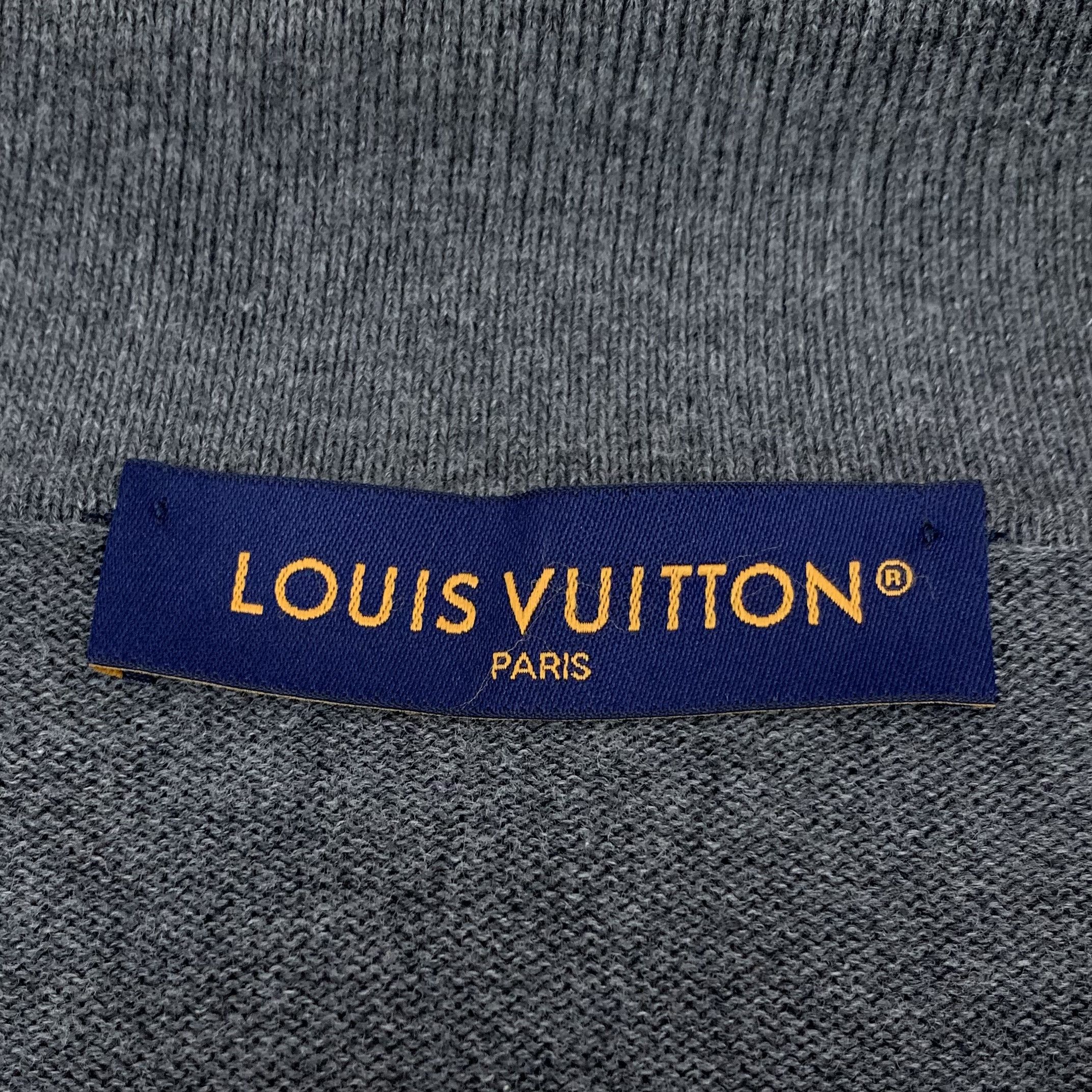 Louis Vuitton Louis Vuitton Embossed Logo Knit Cardigan (5L) Size 4XL / US 24-26 - 2 Thumbnail
