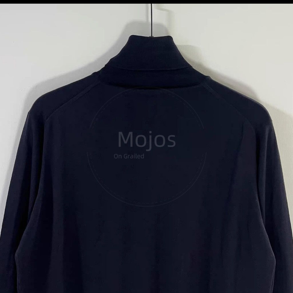 Prada Sz 52 Prada Navy Black label Hi-neck Knitwear-2508 Size US L / EU 52-54 / 3 - 4 Thumbnail