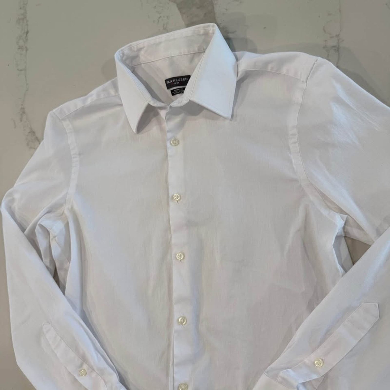 Van Heusen Van Heusen Slim Fit Stretch Dress Shirt Men’s Size 15 32/33 Size US S / EU 44-46 / 1 - 3 Thumbnail