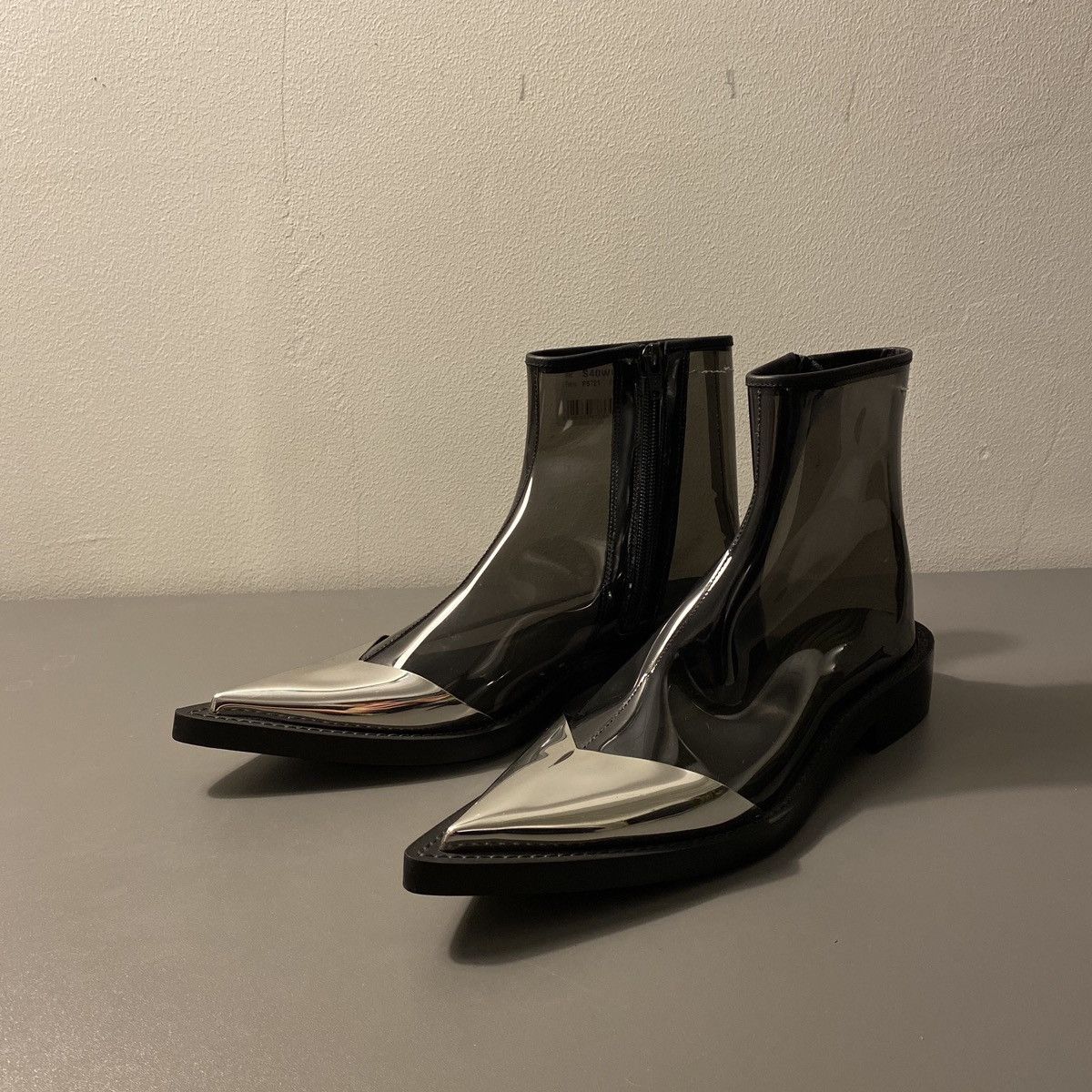 Transparent Maison Martin Margiela MM6 boots
