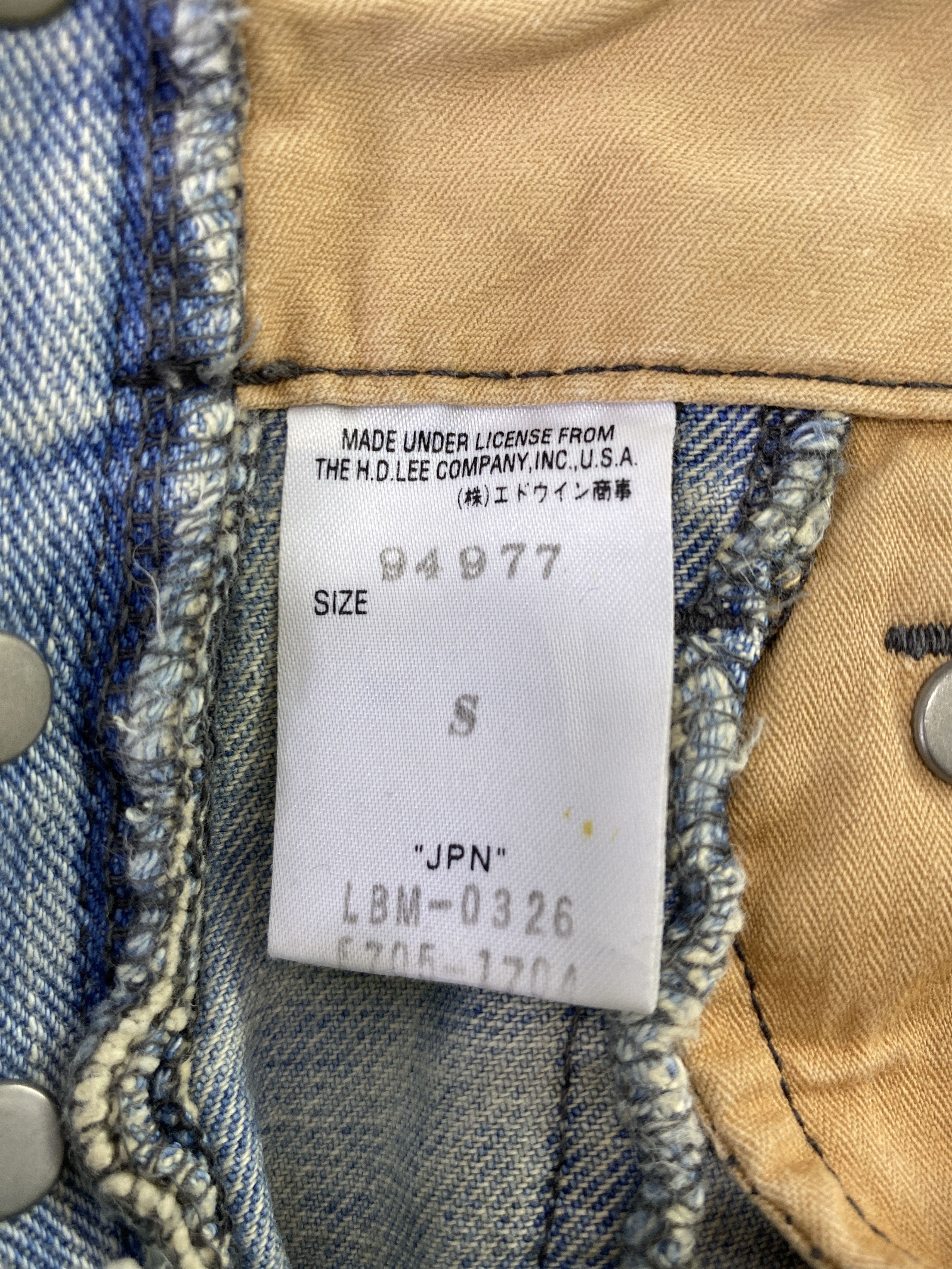 Lee Vintage Lee Low Waisted Distressed Jeans - J893 Size 30" / US 8 / IT 44 - 9 Thumbnail