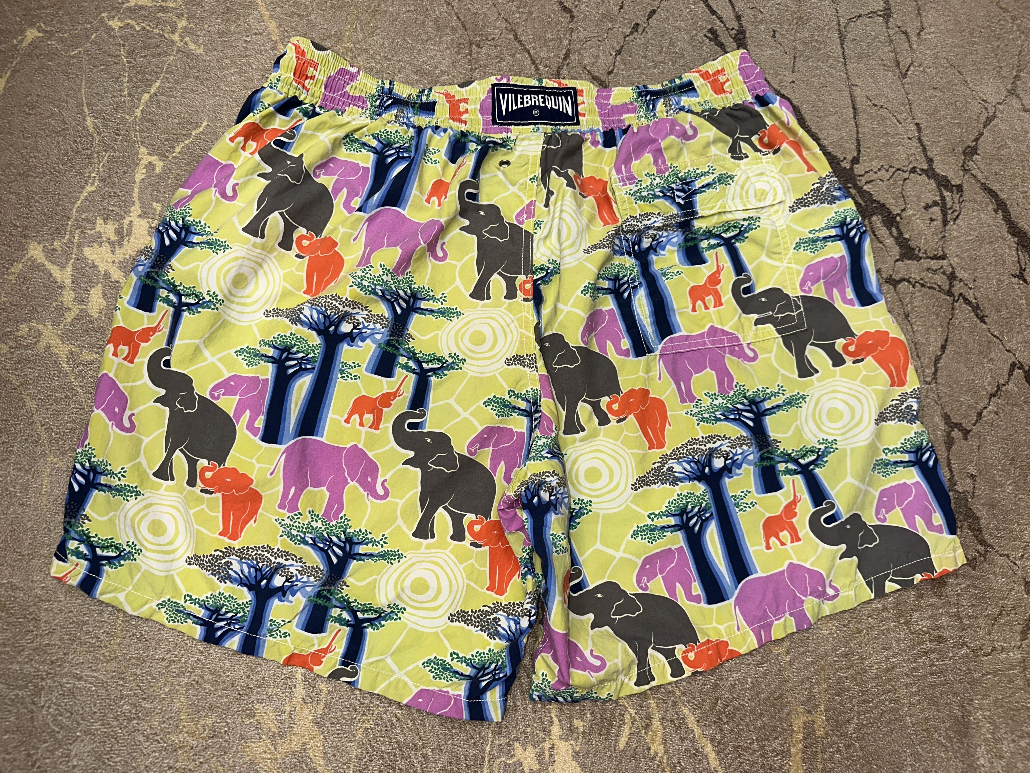 Vilebrequin Vilebrequin Elephant Beach Board Shorts Trunks Bath Size 3xL Size US 44 / EU 60 - 1 Thumbnail