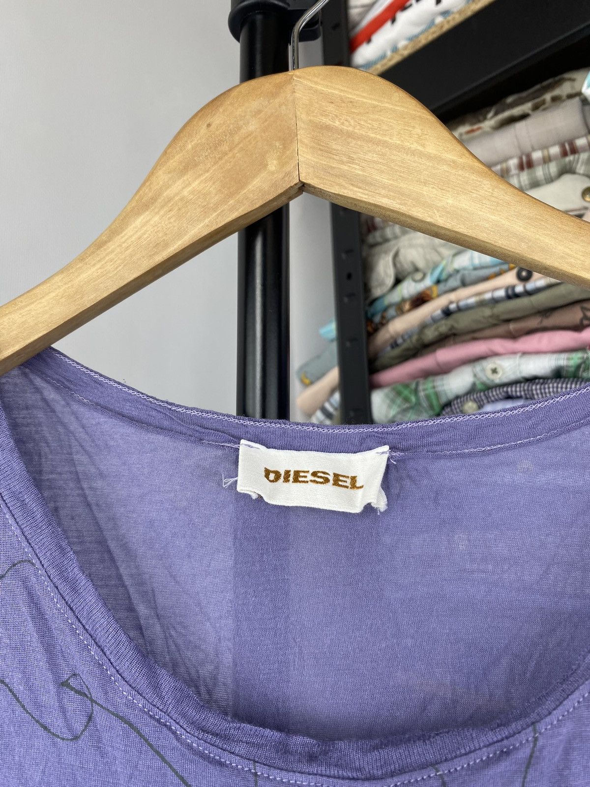 Diesel × Vintage Diesel Punk Opium Gothic Avant Garde Wild Face Tank Top Size US S / EU 44-46 / 1 - 2 Thumbnail