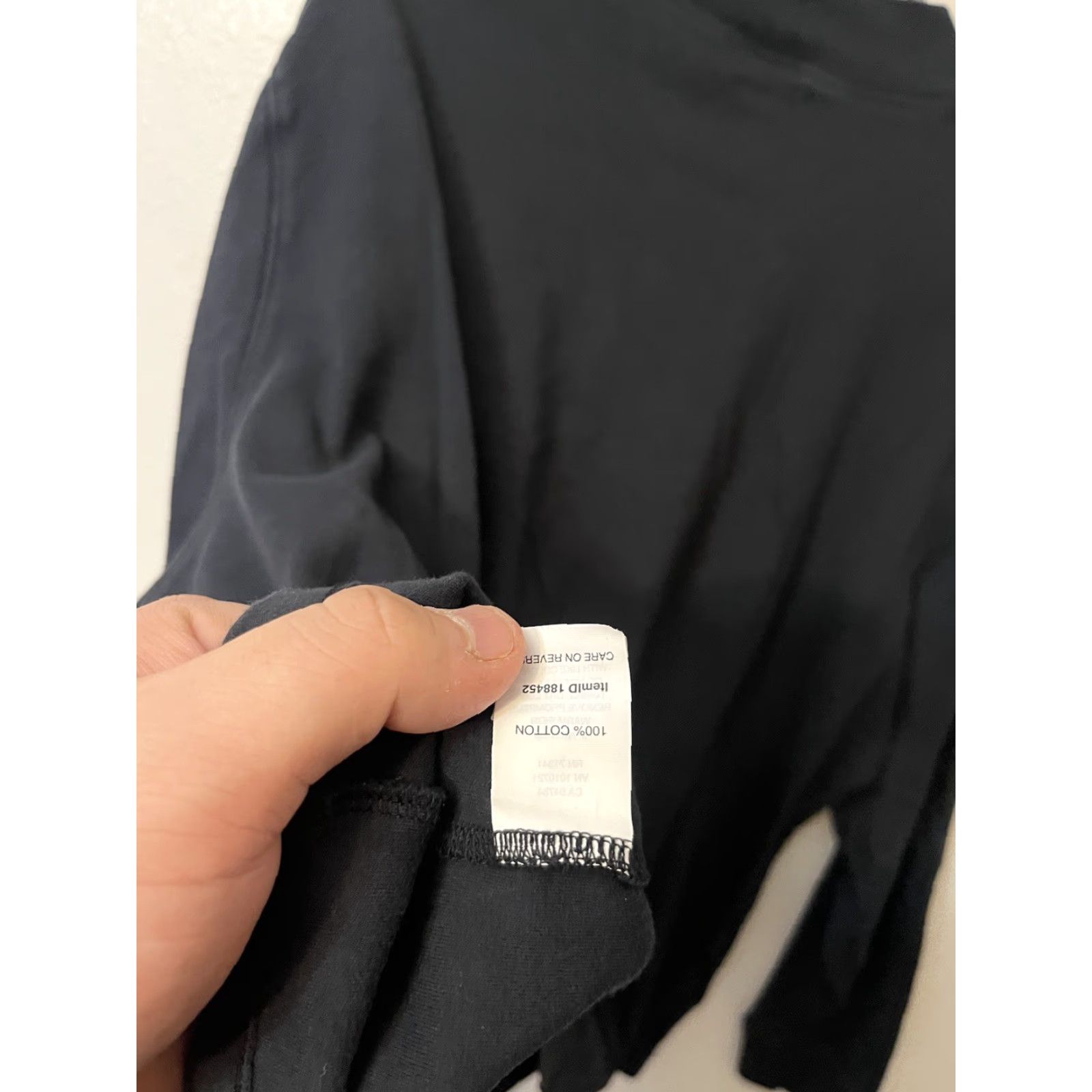 Vintage L.L. Bean Tee Shirt Womens 3X Black Cotton Long Sleeves Mock Neck Shirt Plus Size Womens 3X Black Cotton Long Sleeve Mock Neck Size XXL / US 16-18 / IT 52-54 - 4 Thumbnail