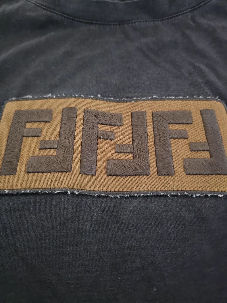 Fendi FENDI Old Flower T-shirt, short sleeves Size US M / EU 48-50 / 2 - 2 Thumbnail