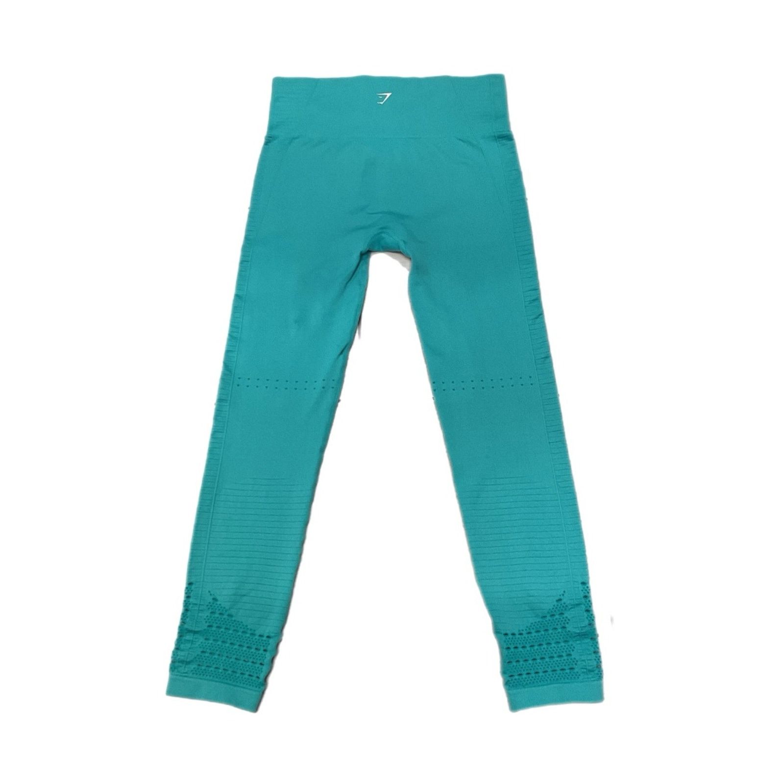 Gymshark Gymshark Teal Seamless High Waisted Leggings Size 28" / US 6 / IT 42 - 2 Thumbnail