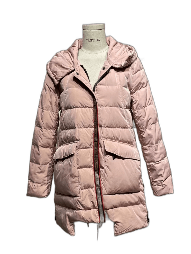 Givenchy Givenchy Givenchy Pink Hooded Puffer Coat -2507 Size US M / EU 48-50 / 2 - 1 Thumbnail