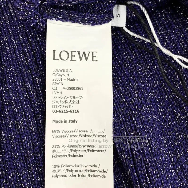 Loewe Loewe Deep Blue Fitted Dress . Size S / US 4 / IT 40 - 7 Thumbnail