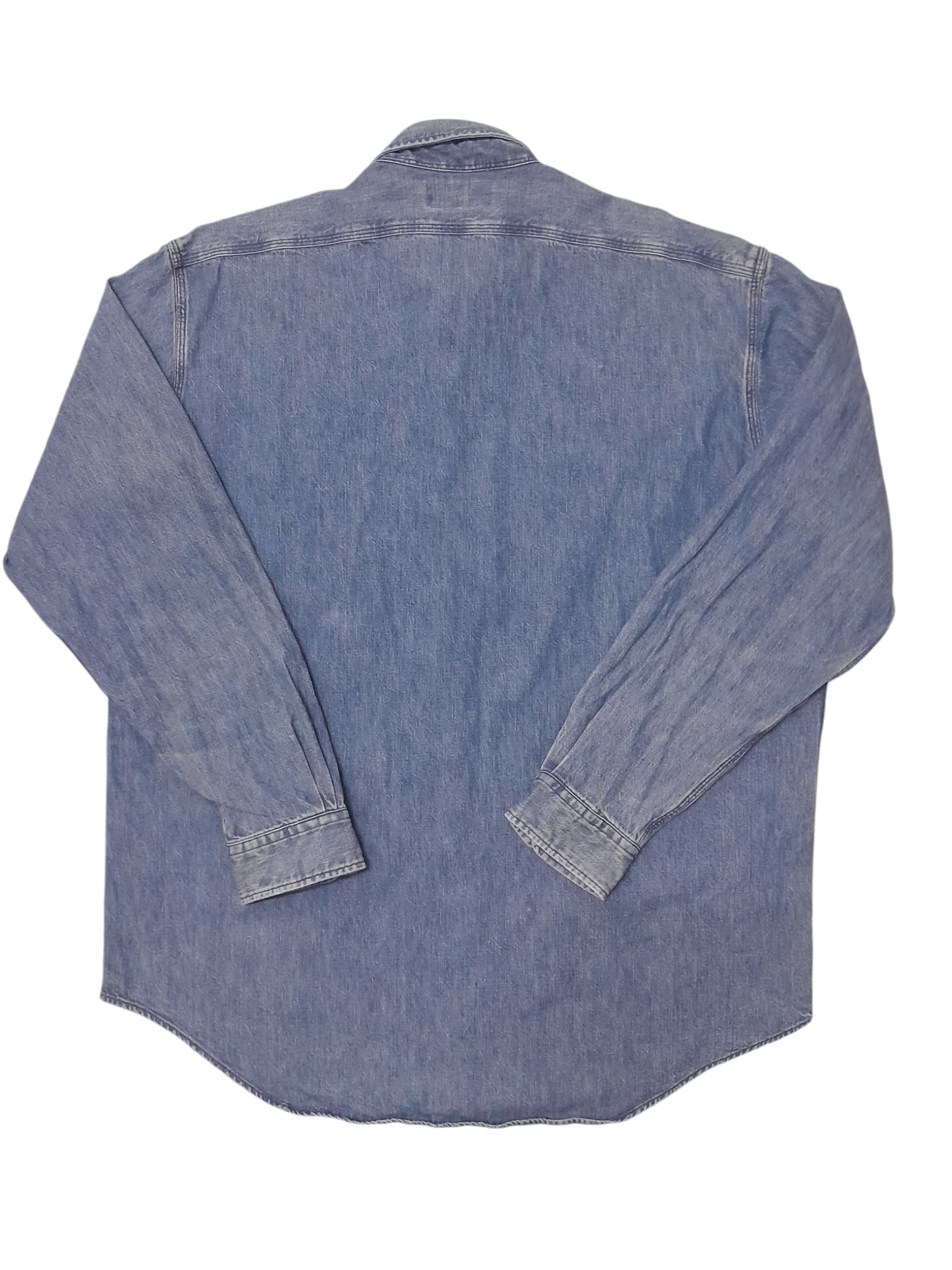 Polo Ralph Lauren 90s POLO Ralph Lauren Denim Heavy Shirt/Jacket (S272) Size US XL / EU 56 / 4 - 2 Thumbnail