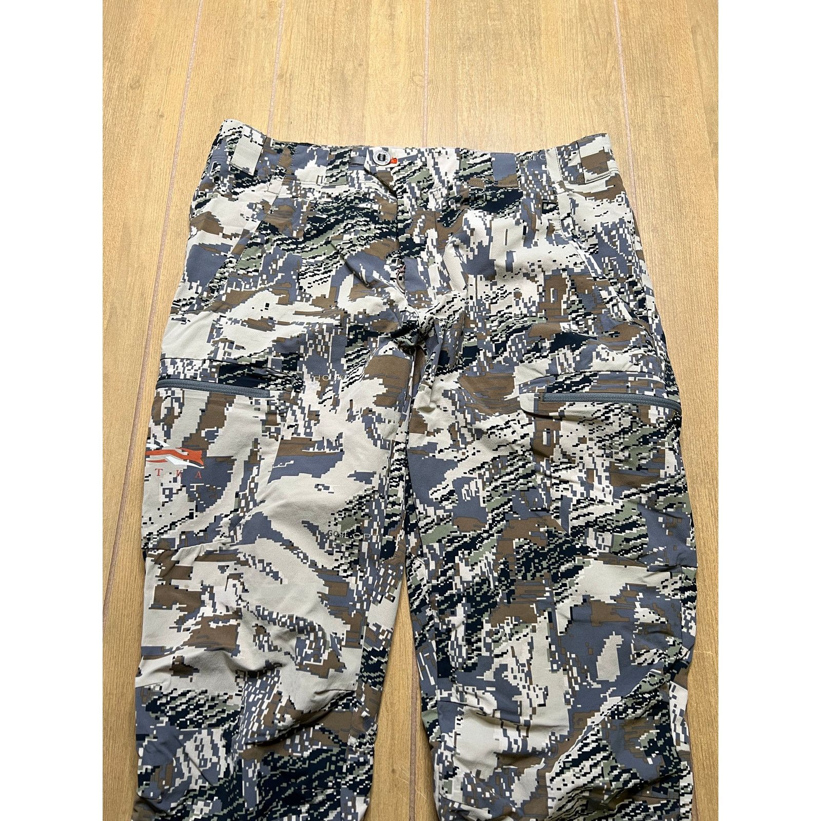 SITKA Sitka Gear Ascent Pants Mens 36 Gray Camo Open Country Size US 36 / EU 52 - 1 Thumbnail