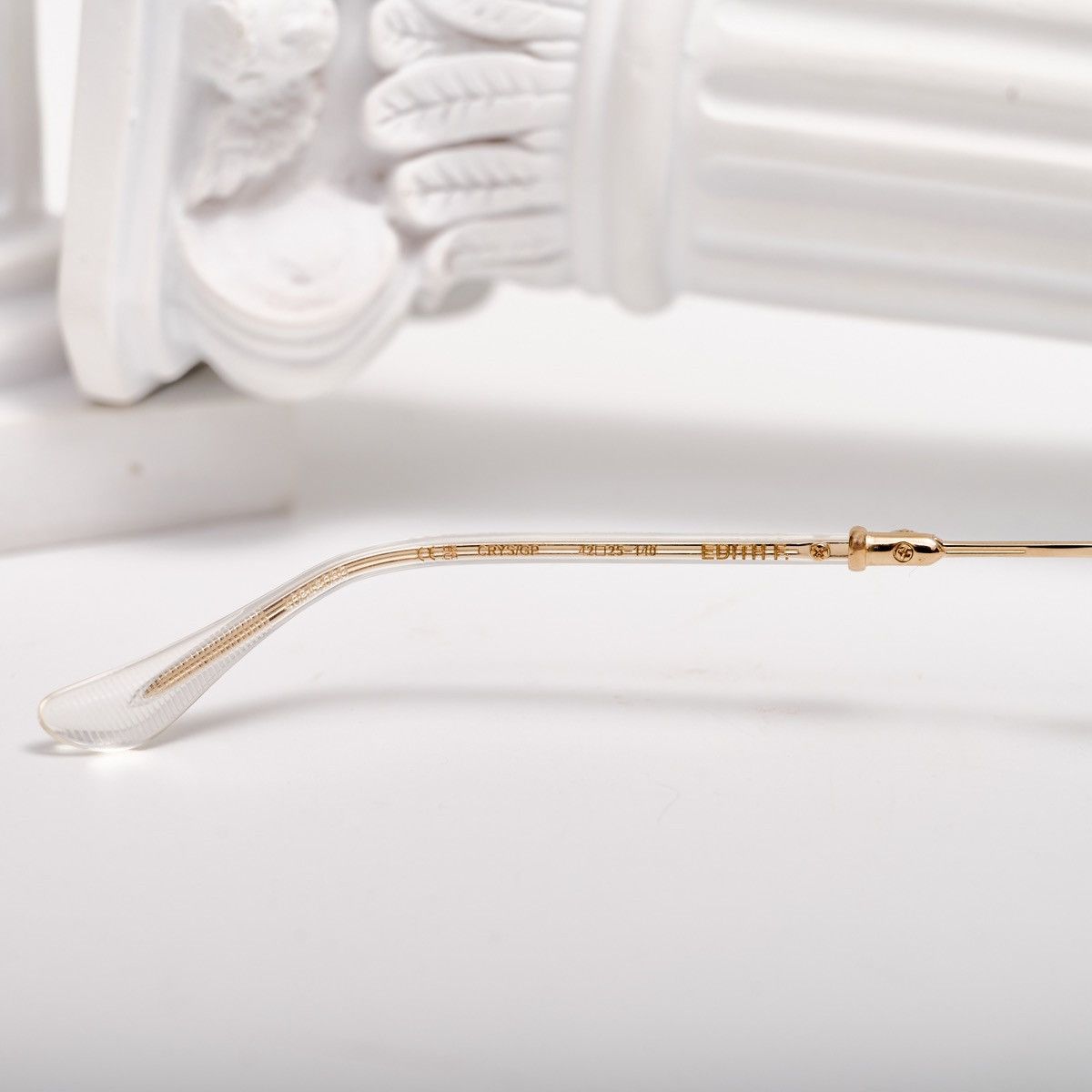 Chrome Hearts CHROME HEARTS EDITH F CRYSTAL /GOLD PLATED GLASSES Size ONE SIZE - 5 Thumbnail