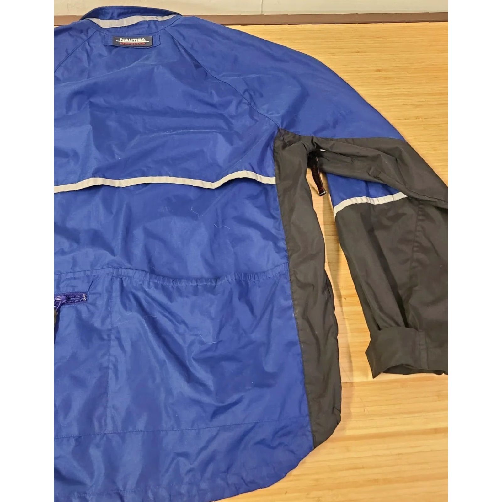 Nautica VINTAGE Nautica Windbreaker Jacket Sailing All Seasons 90s Mens Large Blue Logo Size US L / EU 52-54 / 3 - 6 Thumbnail