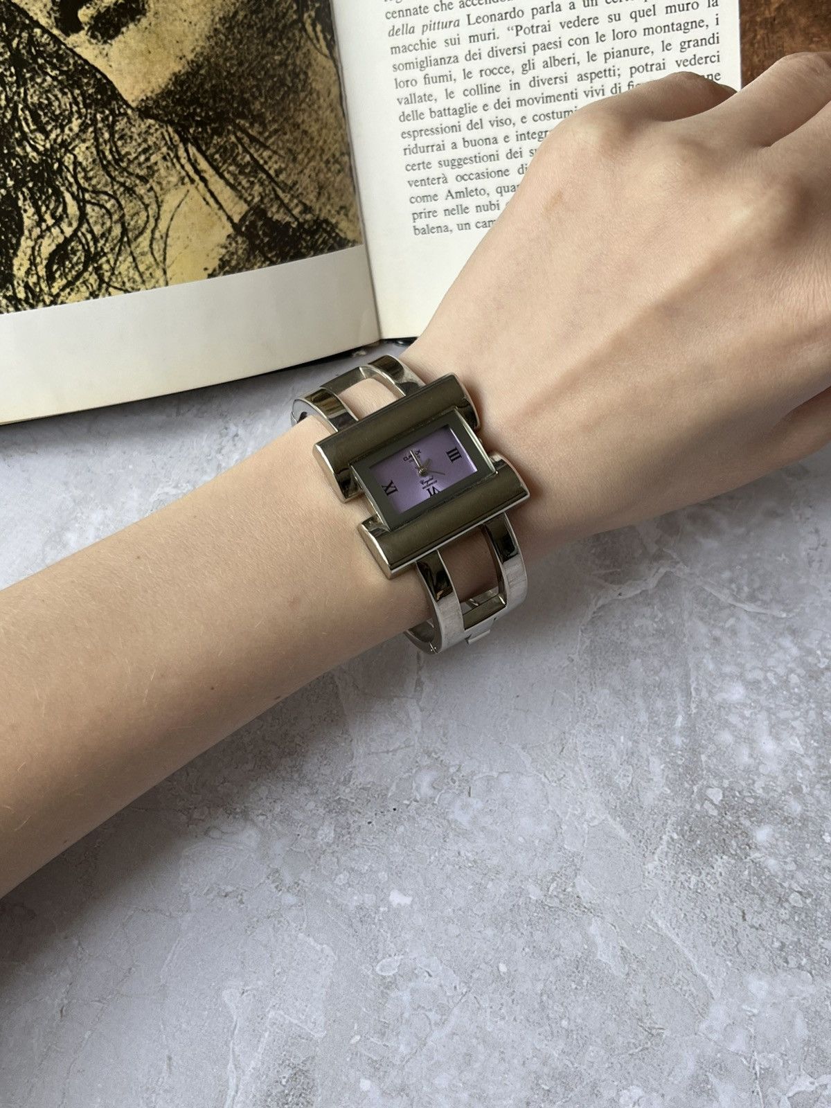 Japanese Brand × Jewelry × Vintage Qmax Quartz Elegant Watch with Metal Bracelet Size ONE SIZE - 3 Thumbnail