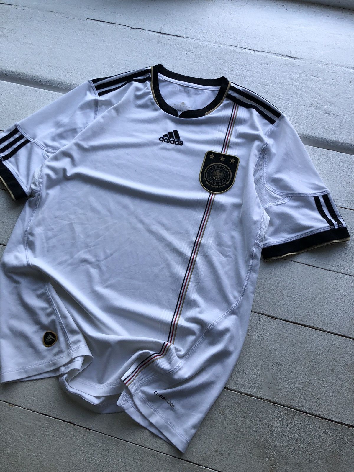 Adidas × Vintage Vintage Adidas Germany T Shirts National Soccer Jersey Vntg Size US M / EU 48-50 / 2 - 2 Thumbnail