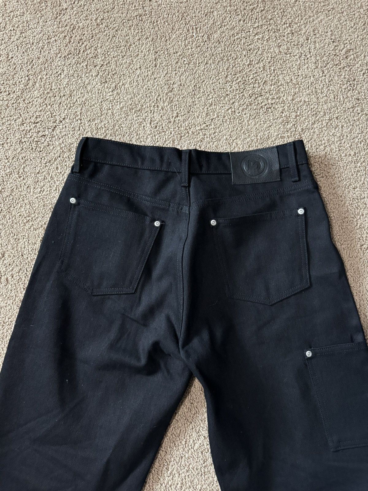 Designer Jet black Discontd denim Size US 30 / EU 46 - 4 Thumbnail