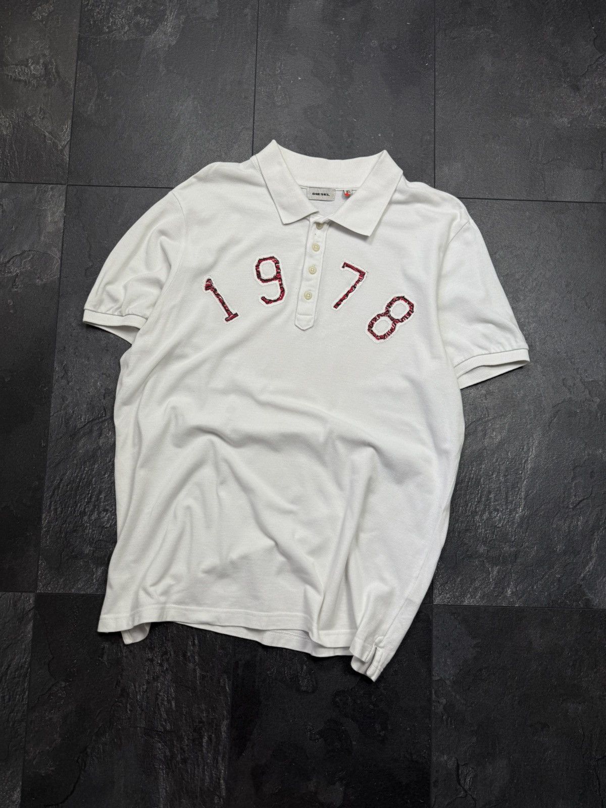Diesel × Streetwear × Vintage Vintage big logo diesel polo wild spirit Size US XL / EU 56 / 4 - 1 Thumbnail