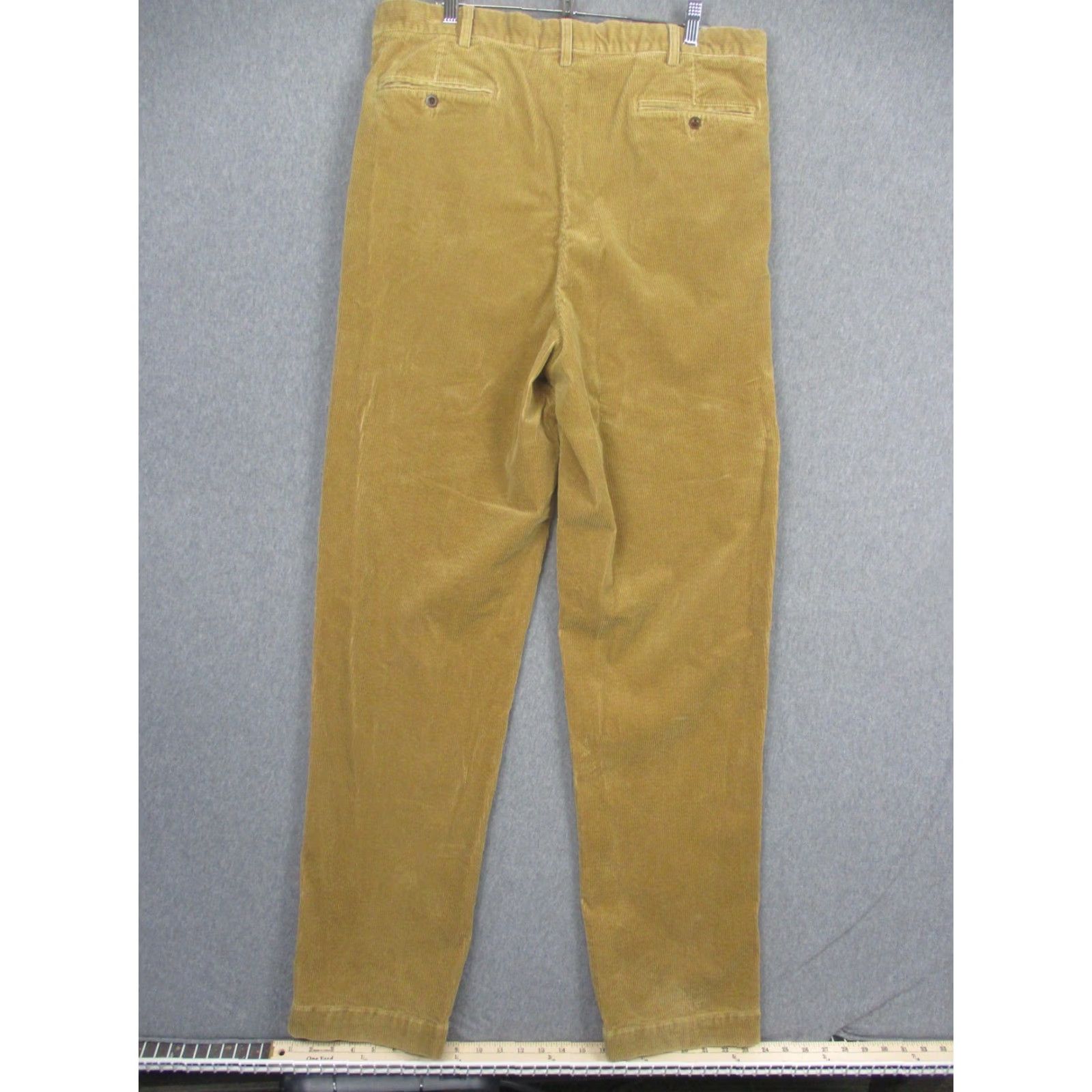 Polo Ralph Lauren Polo Ralph Lauren Corduroy Pants Mens 38x36 Beige Pleated Straight Classic Dress Pants Mens Size US M / EU 48-50 / 2 - 5 Thumbnail